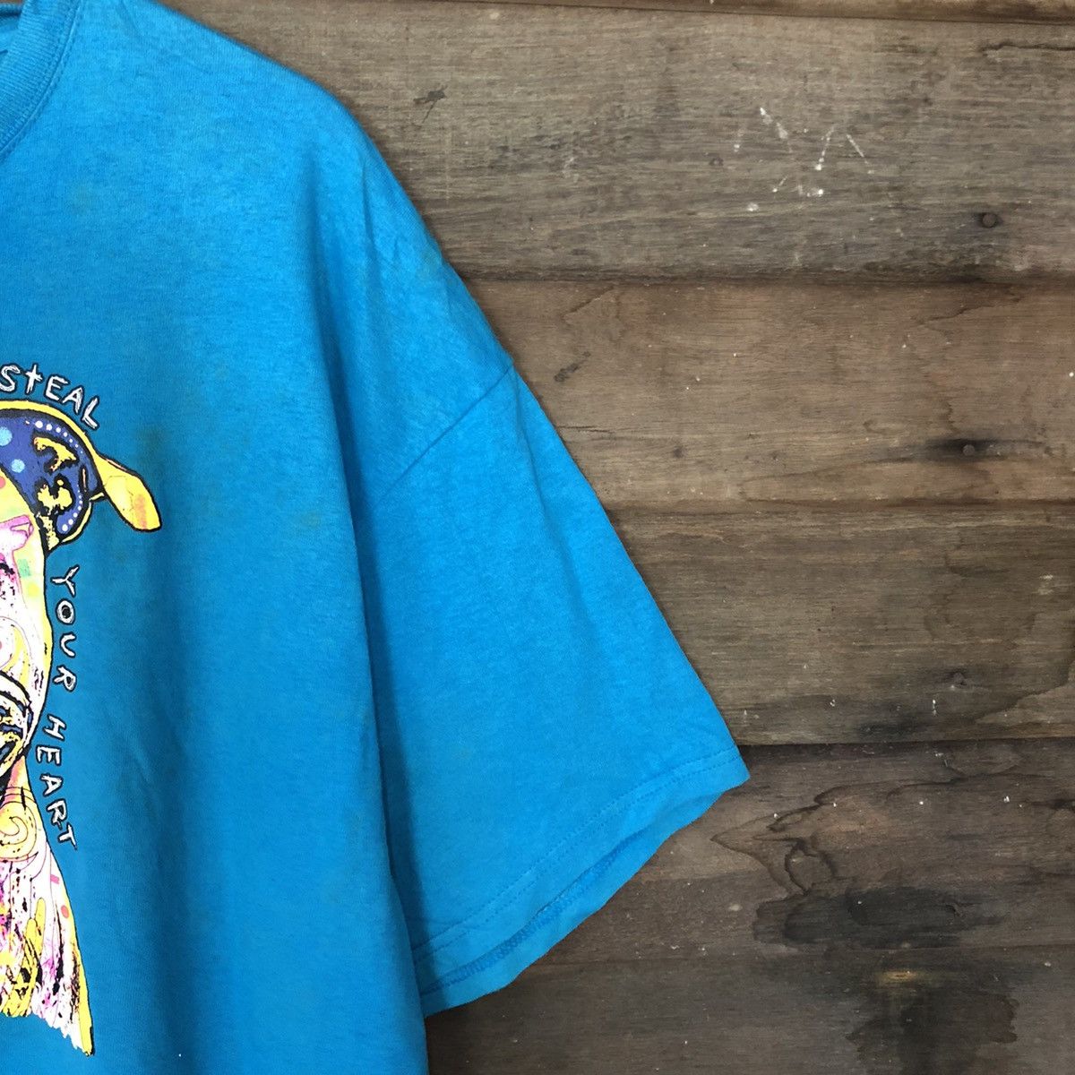 Band Tees Pit Bulls Blue Short Sleeve Tshirt #3479 Size US XL / EU 56 / 4 - 4 Thumbnail