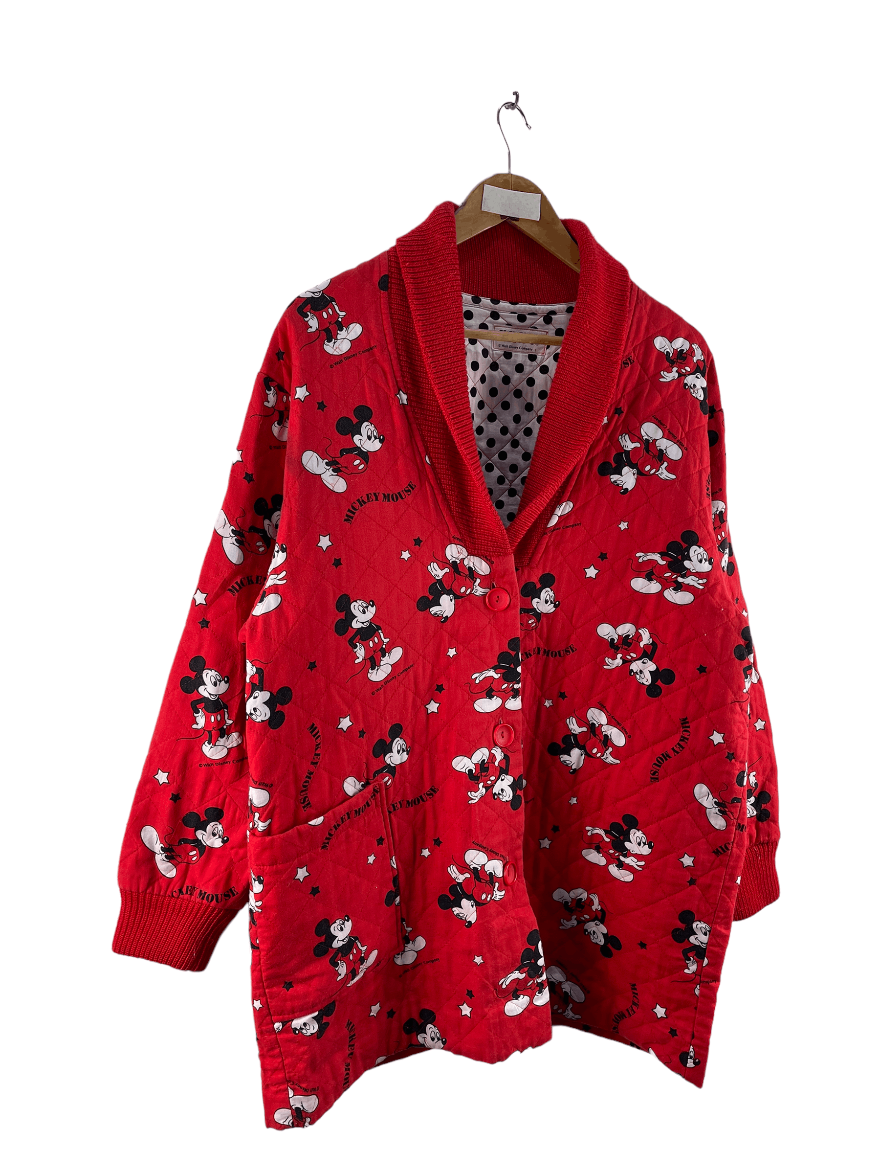 Disney Vintage Erny Walt Disney Company Mickey Mouse Jacket Size L / US 10 / IT 46 - 4 Thumbnail