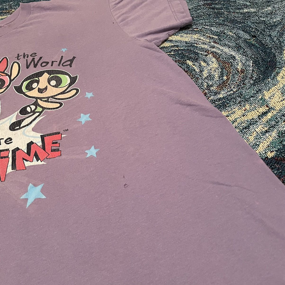 Cartoon Network × Vintage 2000 Powerpuff Girls Board Game tee Size US XL / EU 56 / 4 - 6 Thumbnail