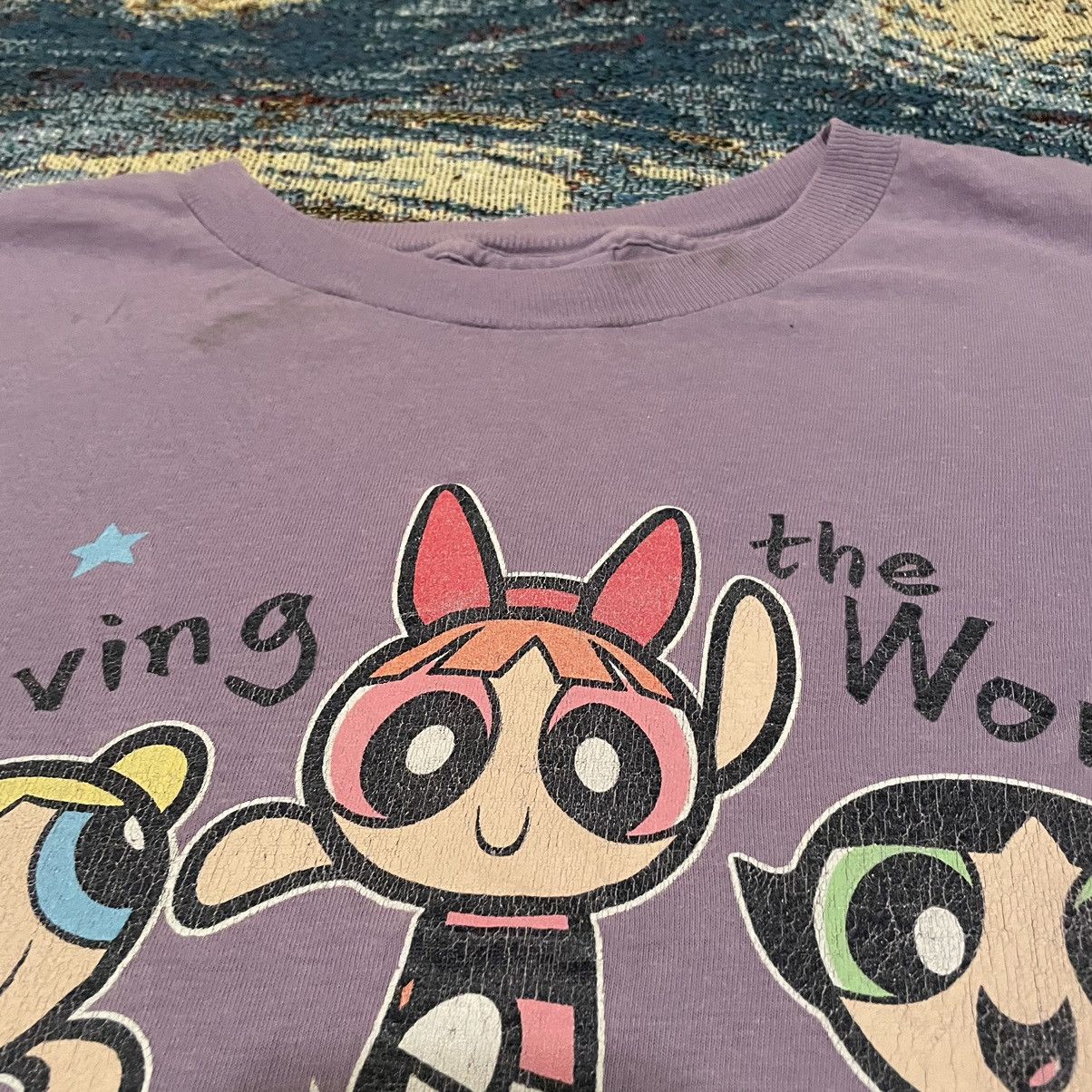 Cartoon Network × Vintage 2000 Powerpuff Girls Board Game tee Size US XL / EU 56 / 4 - 5 Thumbnail