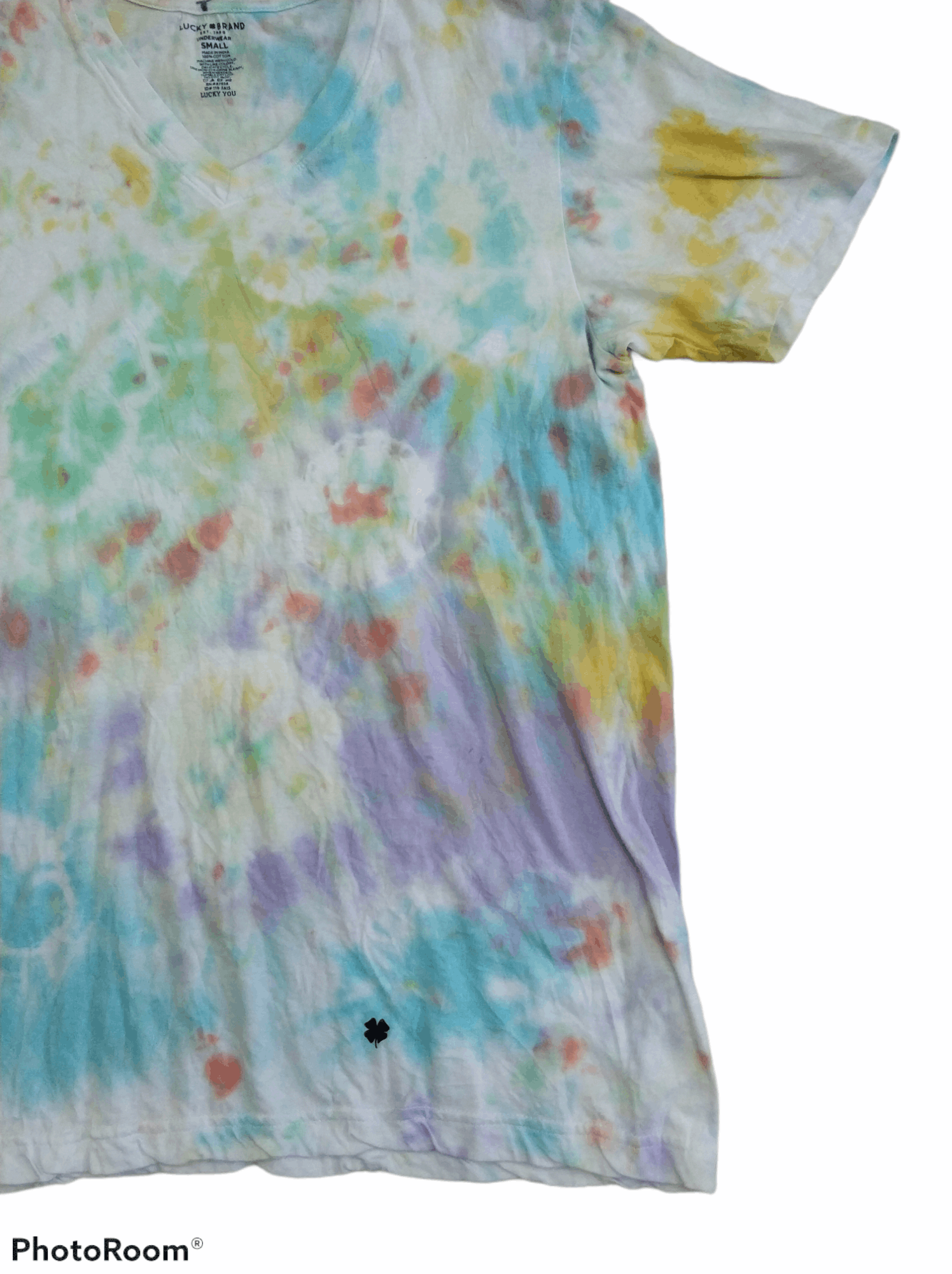 Lucky Brand 🔥Lucky Brand V Neck Tie Dye Tees Size US S / EU 44-46 / 1 - 3 Thumbnail