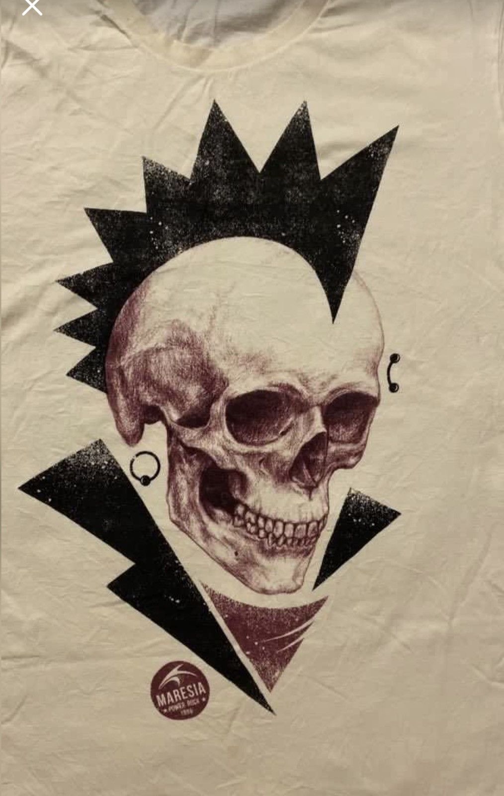 Band Tees Skull Head Punk Maseria Tshirt Size US M / EU 48-50 / 2 - 2 Thumbnail