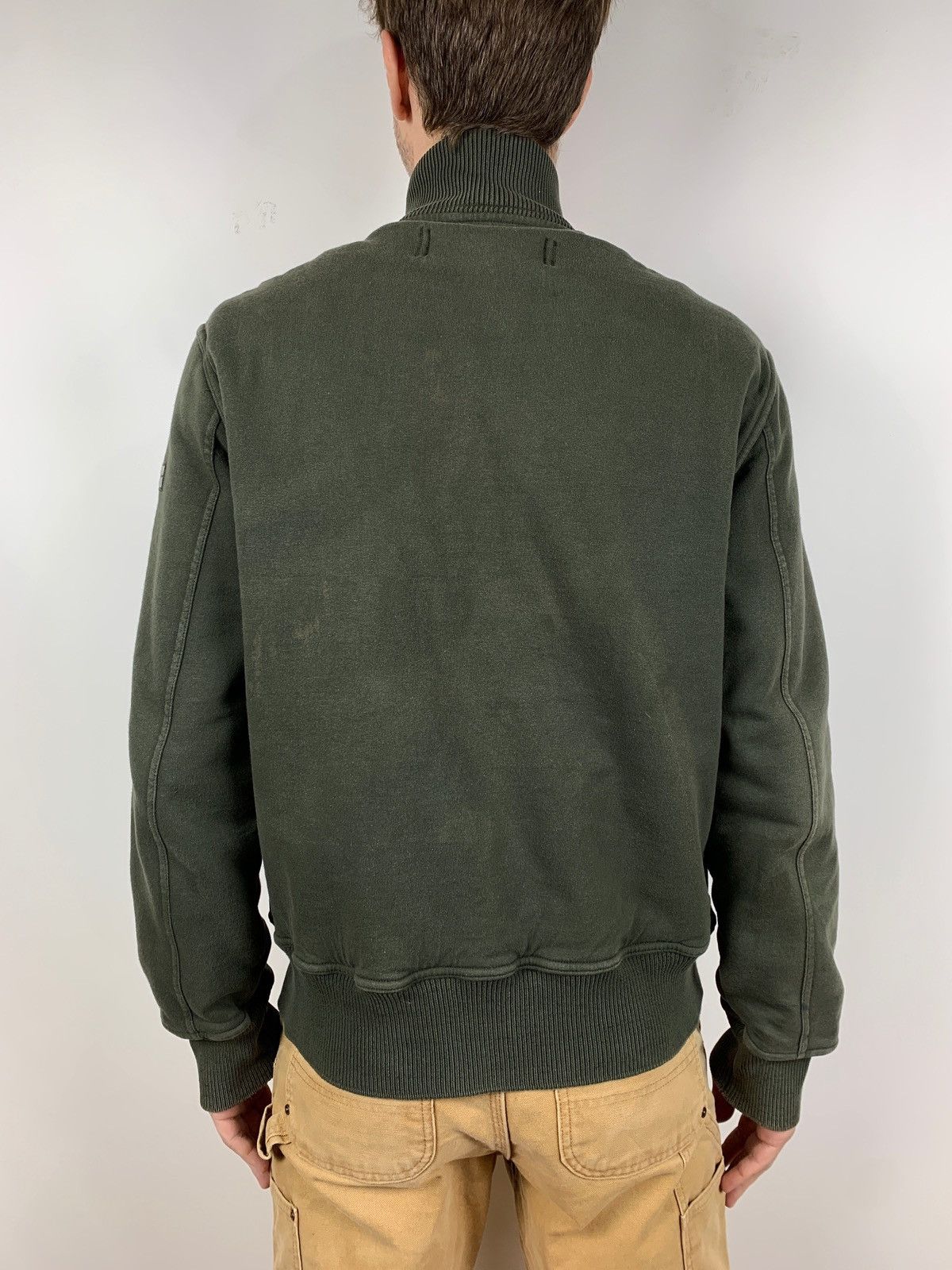 Stone Island Vintage Stone Island Denims Zip Sherpa Jacket Size US L / EU 52-54 / 3 - 3 Thumbnail