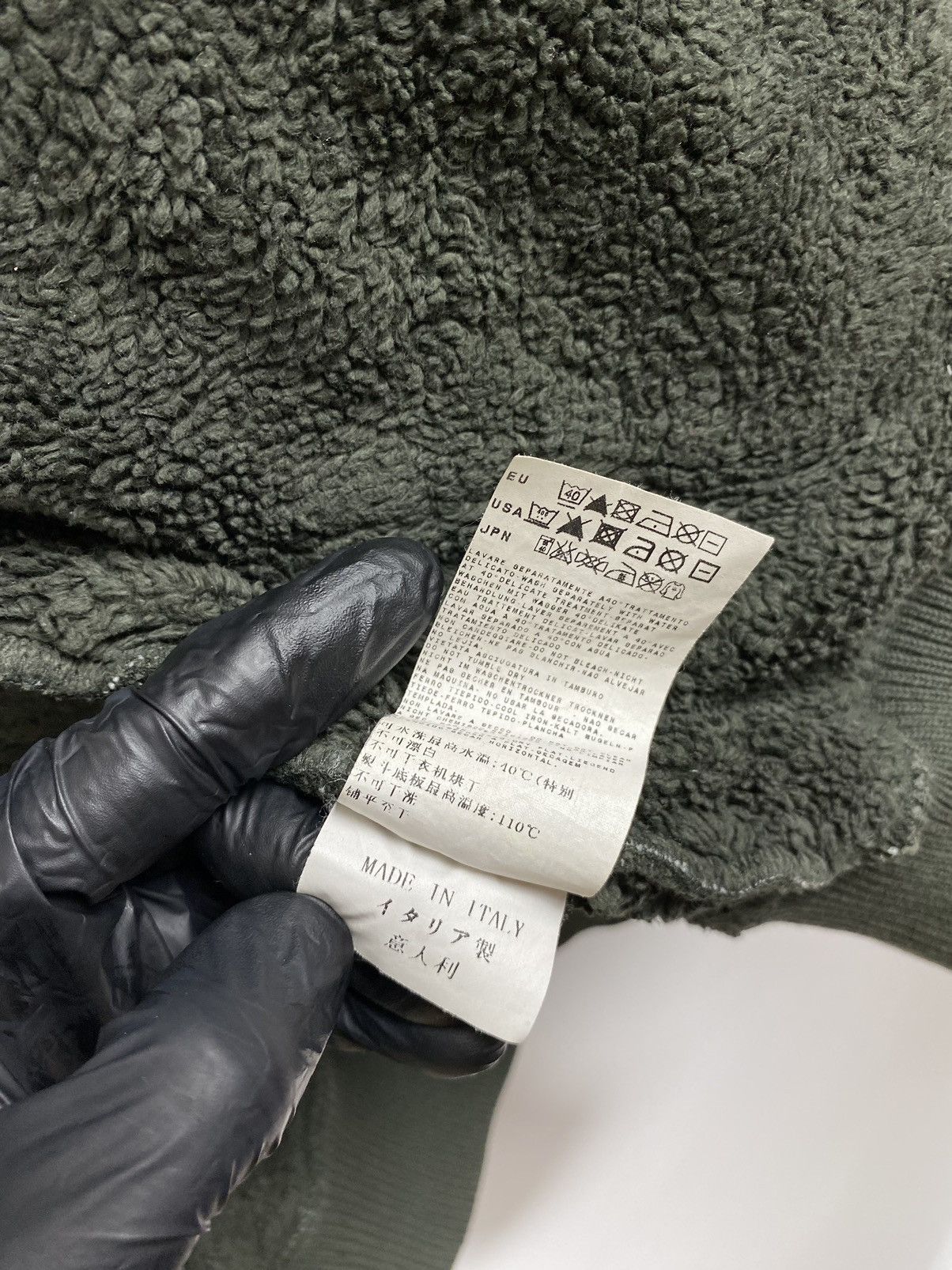 Stone Island Vintage Stone Island Denims Zip Sherpa Jacket Size US L / EU 52-54 / 3 - 22 Thumbnail