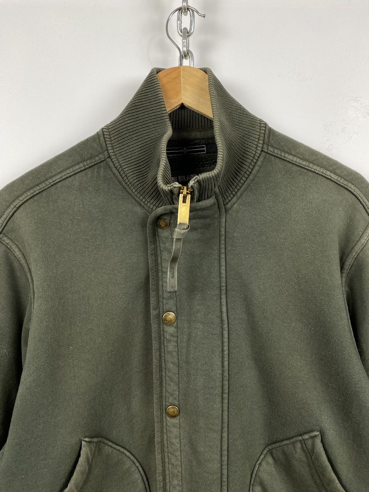 Stone Island Vintage Stone Island Denims Zip Sherpa Jacket Size US L / EU 52-54 / 3 - 9 Thumbnail