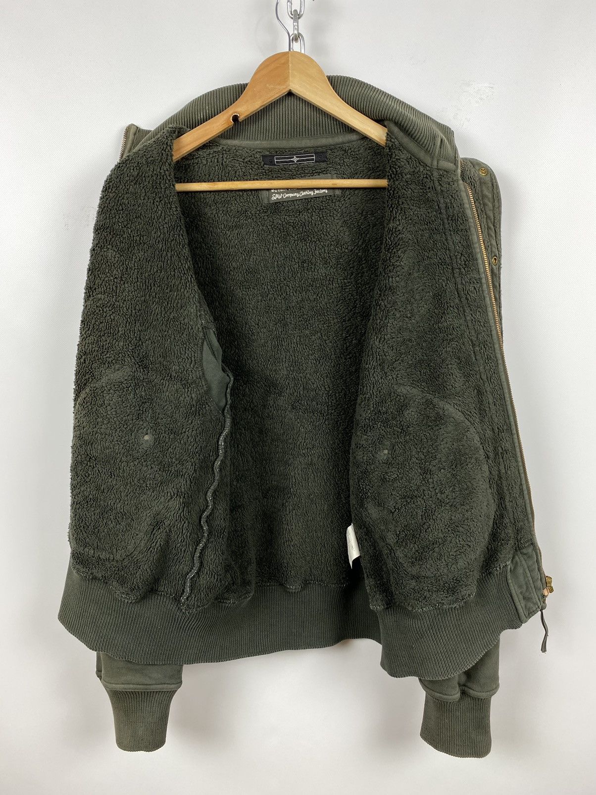 Stone Island Vintage Stone Island Denims Zip Sherpa Jacket Size US L / EU 52-54 / 3 - 7 Thumbnail