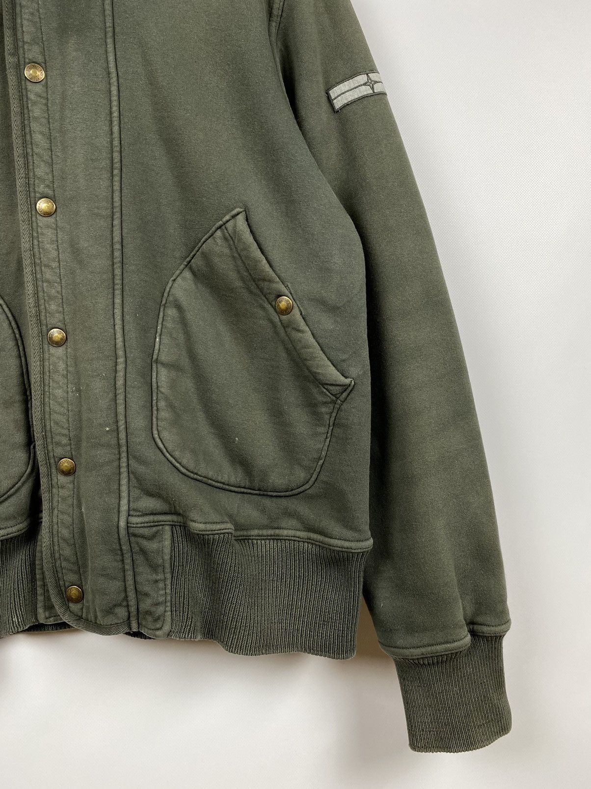 Stone Island Vintage Stone Island Denims Zip Sherpa Jacket Size US L / EU 52-54 / 3 - 12 Thumbnail