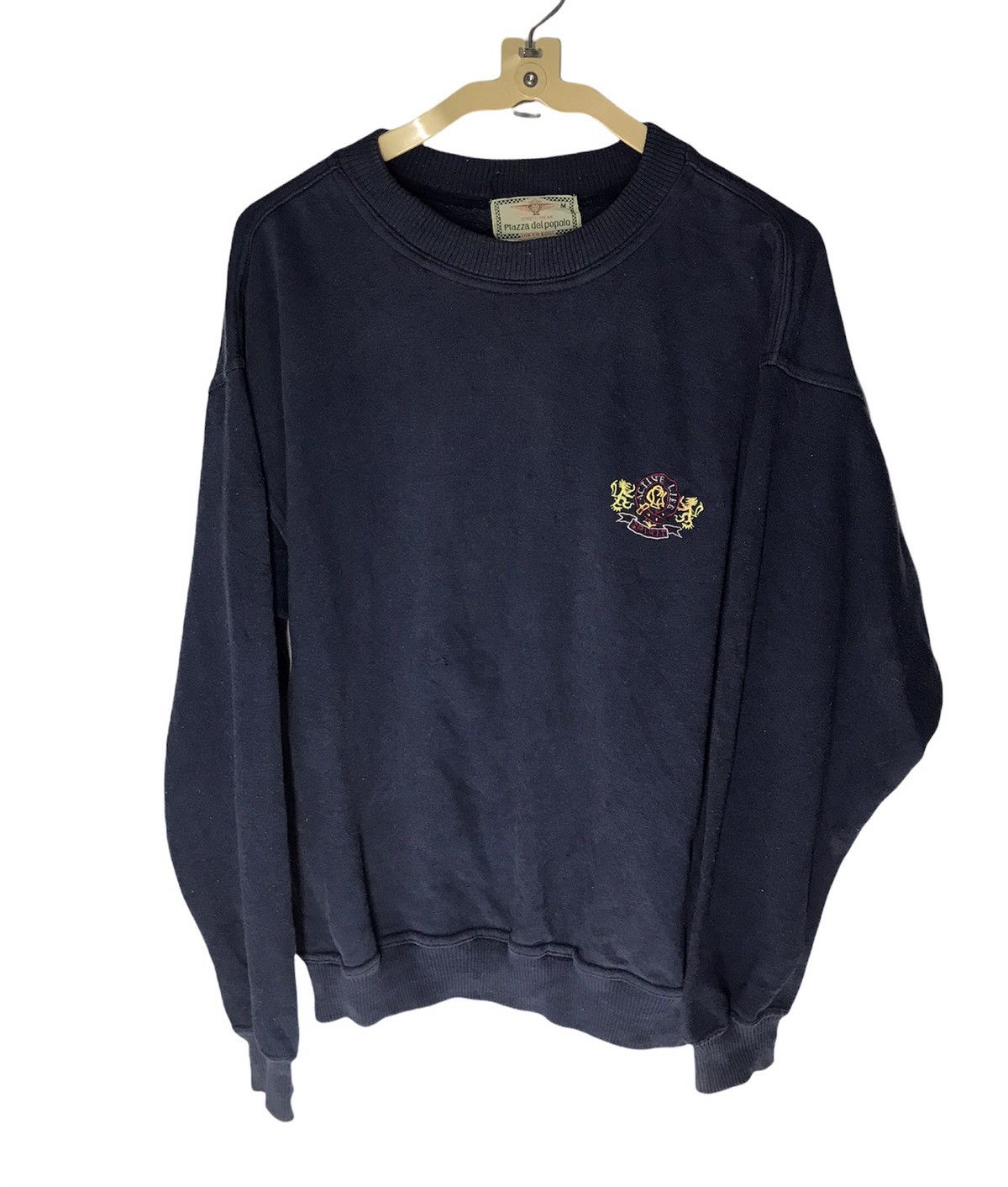 Vintage Vintage Piazza del popolo faded crewneck sweatshirt Size US M / EU 48-50 / 2 - 1 Thumbnail