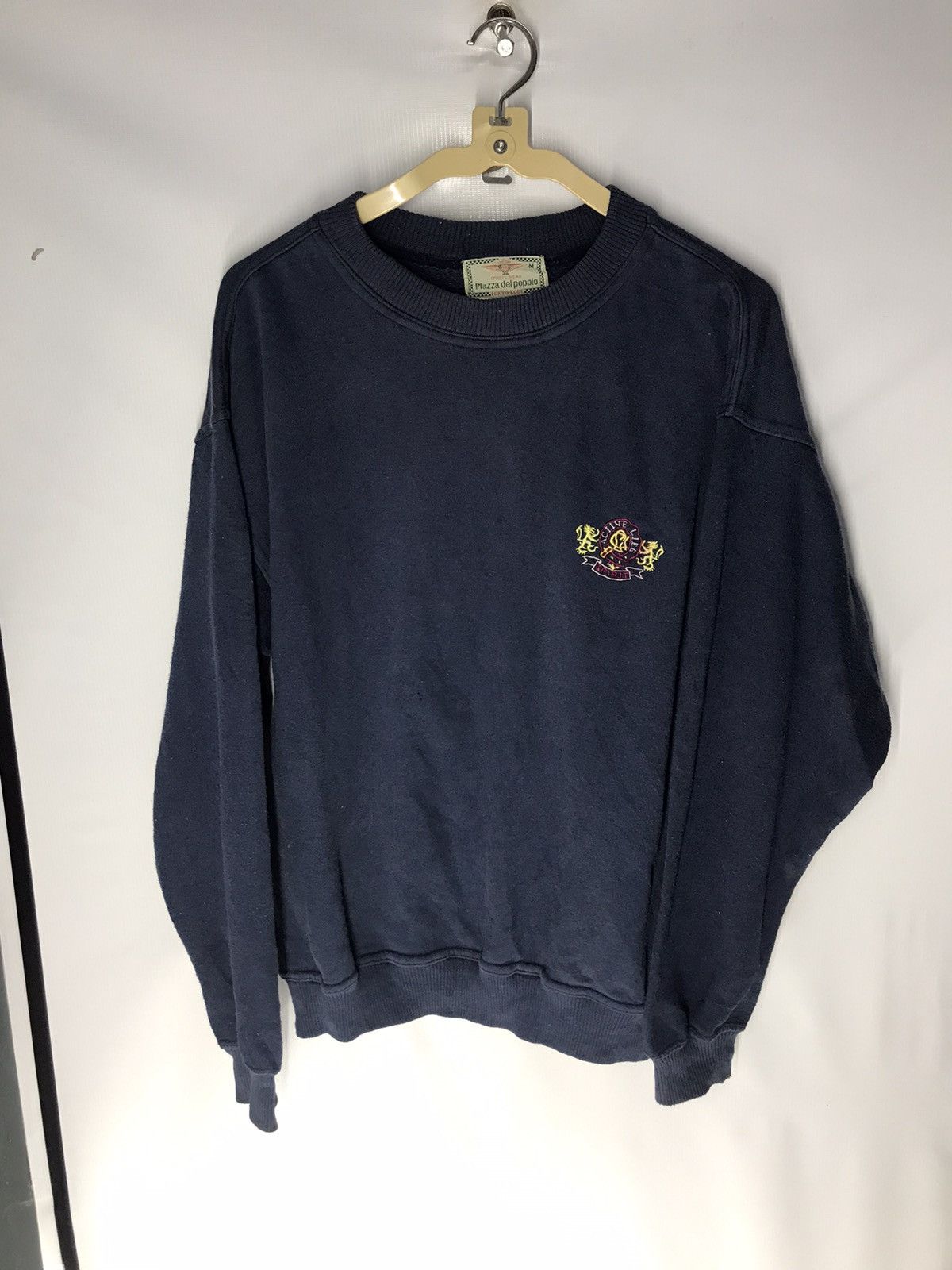 Vintage Vintage Piazza del popolo faded crewneck sweatshirt Size US M / EU 48-50 / 2 - 6 Thumbnail