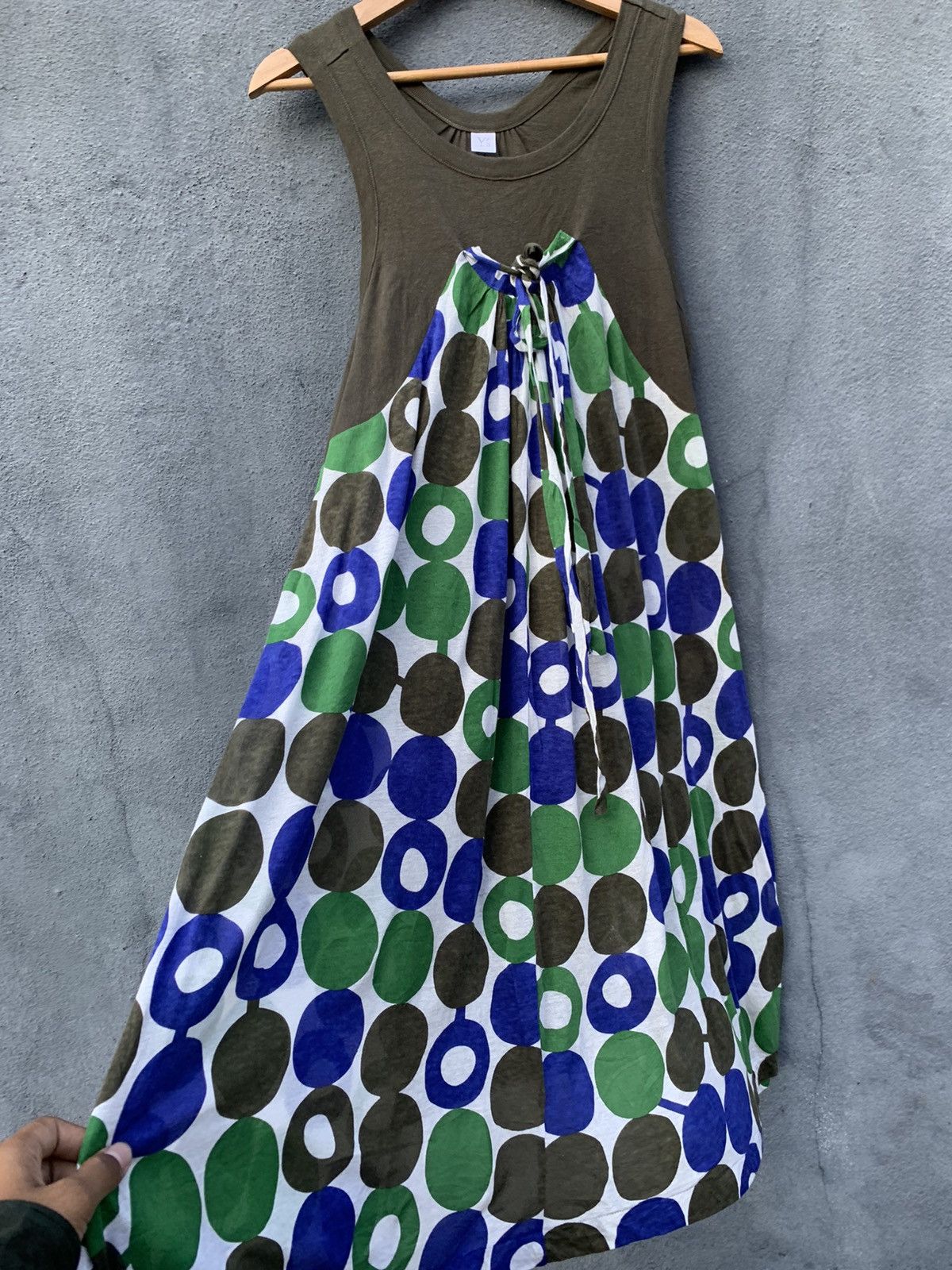 Yohji Yamamoto 👗Y’S Yohji Yamamoto Beautiful Flare Print Dress Size L / US 10 / IT 46 - 2 Thumbnail