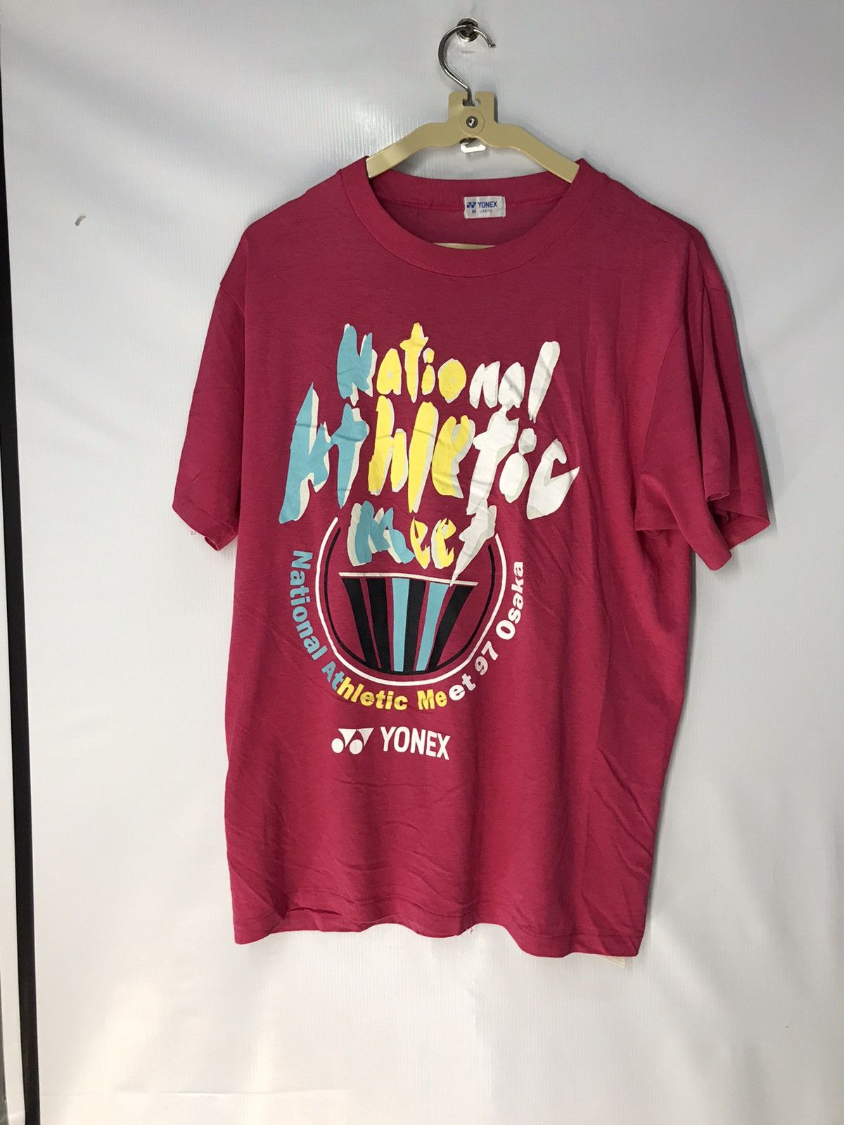 Japanese Brand × Vintage Vintage yonex tee 1997 Size US M / EU 48-50 / 2 - 1 Thumbnail
