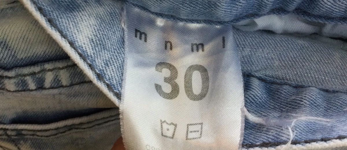 MNML MNML RIPPED BLUE JEANS ZIPPER Size US 30 / EU 46 - 4 Thumbnail