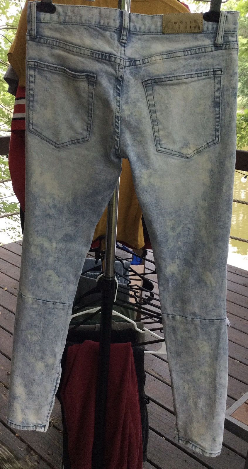 MNML MNML RIPPED BLUE JEANS ZIPPER Size US 30 / EU 46 - 2 Thumbnail