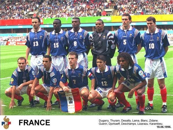Vintage Vintage 1996 Adidas France jersey football trikot Size US XXL / EU 58 / 5 - 2 Thumbnail