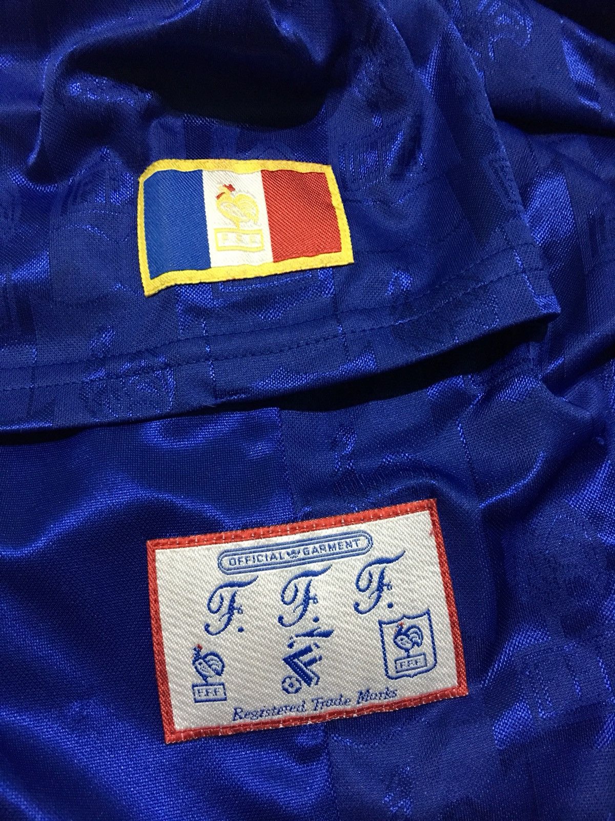Vintage Vintage 1996 Adidas France jersey football trikot Size US XXL / EU 58 / 5 - 8 Thumbnail