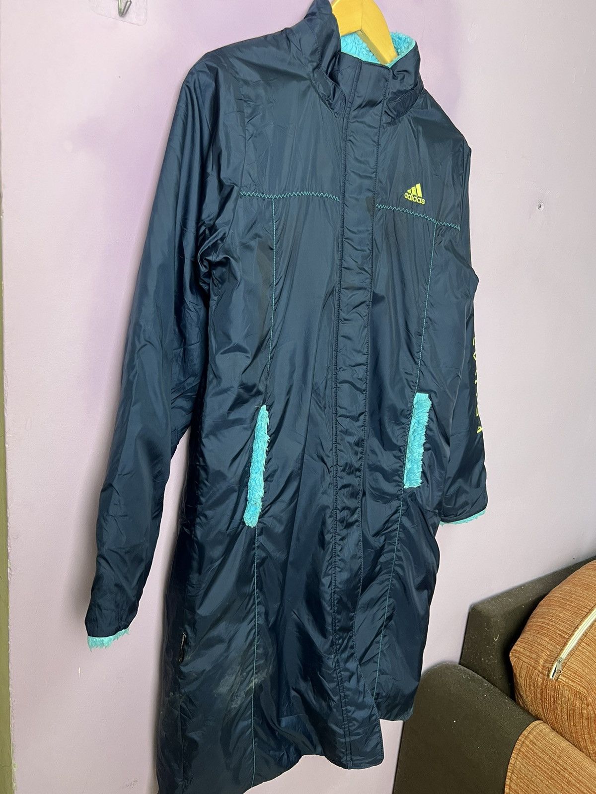 Adidas 🔥Adidas Sherpa Long Jackets Size US S / EU 44-46 / 1 - 9 Thumbnail