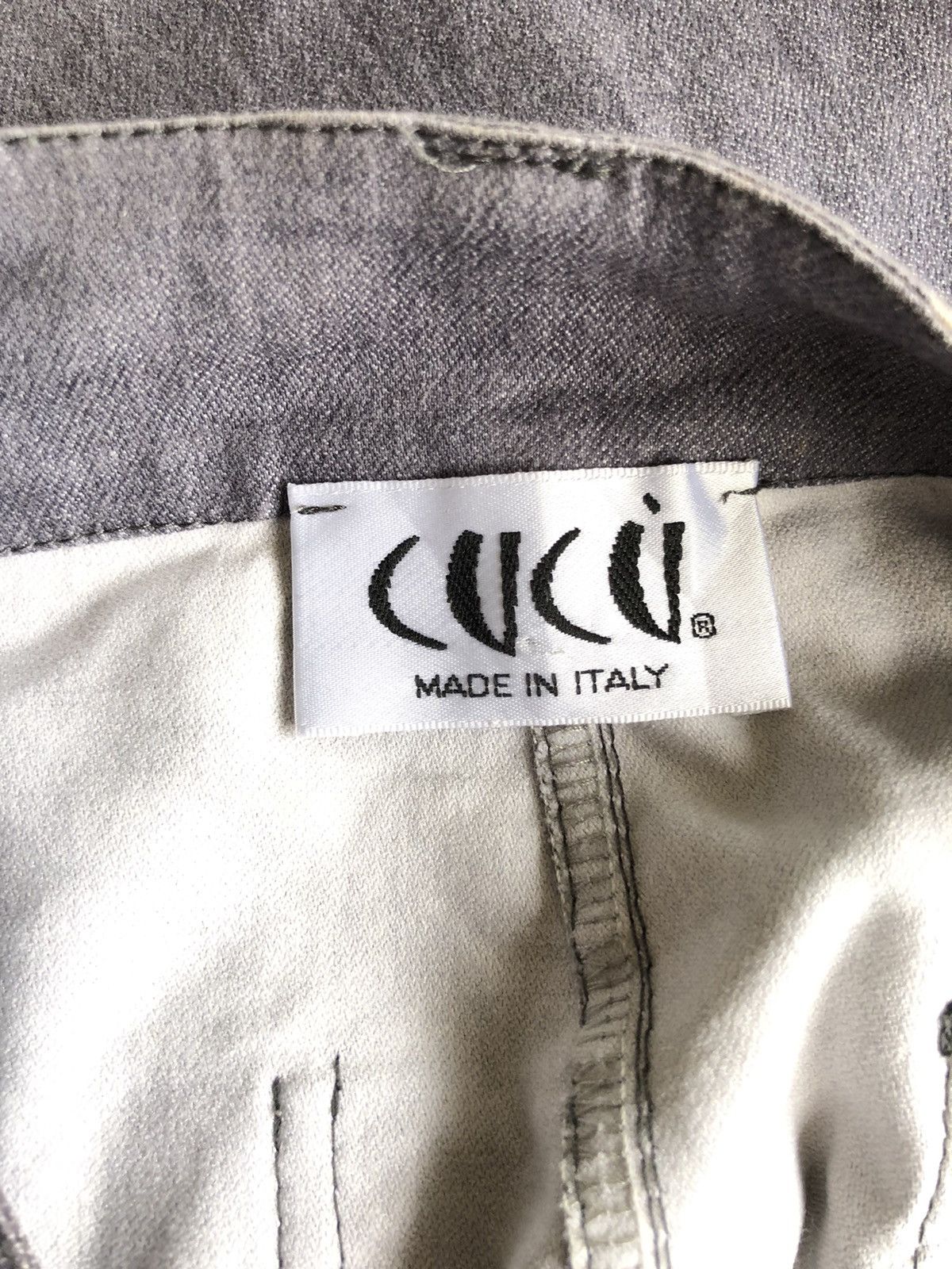 Art Comes First OG Cucù Lab 🇮🇹 Poem Art Acid Wash Stretch Pants Size US 34 / EU 50 - 6 Thumbnail