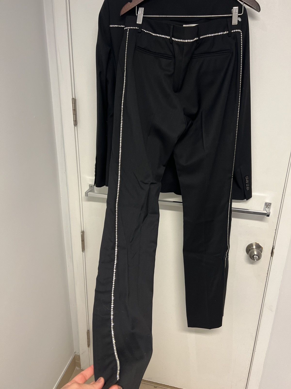 Amiri Western Crystal kick flare suit WITH PANTS! Size 48R - 15 Thumbnail