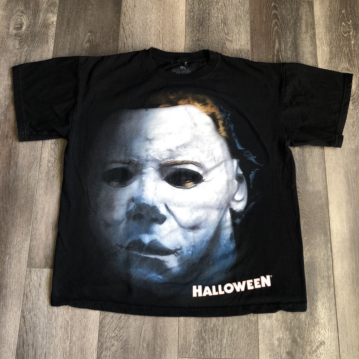 Vintage Vintage 2000s Halloween Michael Myers Big Face Graphic Tee 