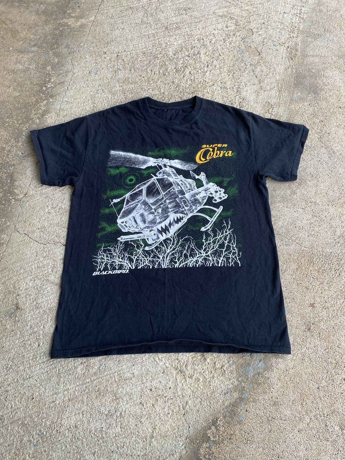 Japanese Brand × Vintage Vintage Y2K Blackbird Cobra Attack Helicopter Shirt Size US M / EU 48-50 / 2 - 1 Thumbnail