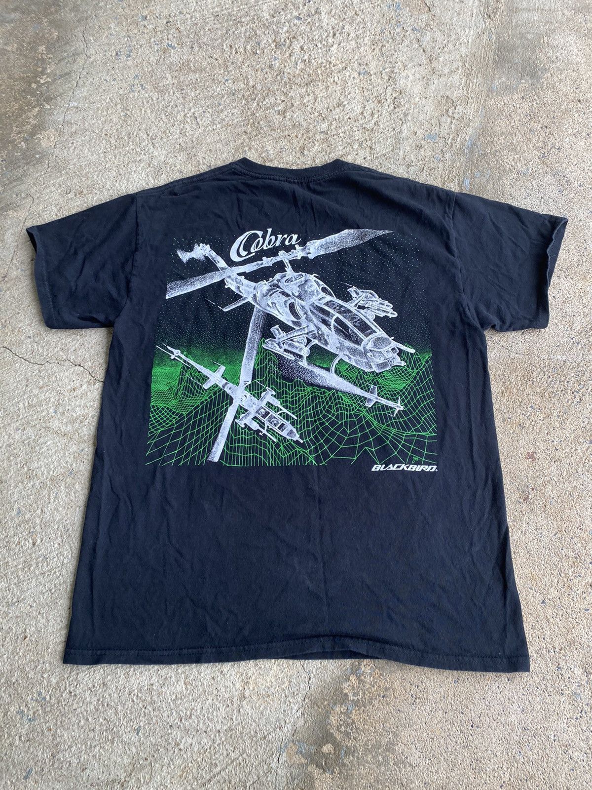Japanese Brand × Vintage Vintage Y2K Blackbird Cobra Attack Helicopter Shirt Size US M / EU 48-50 / 2 - 4 Thumbnail