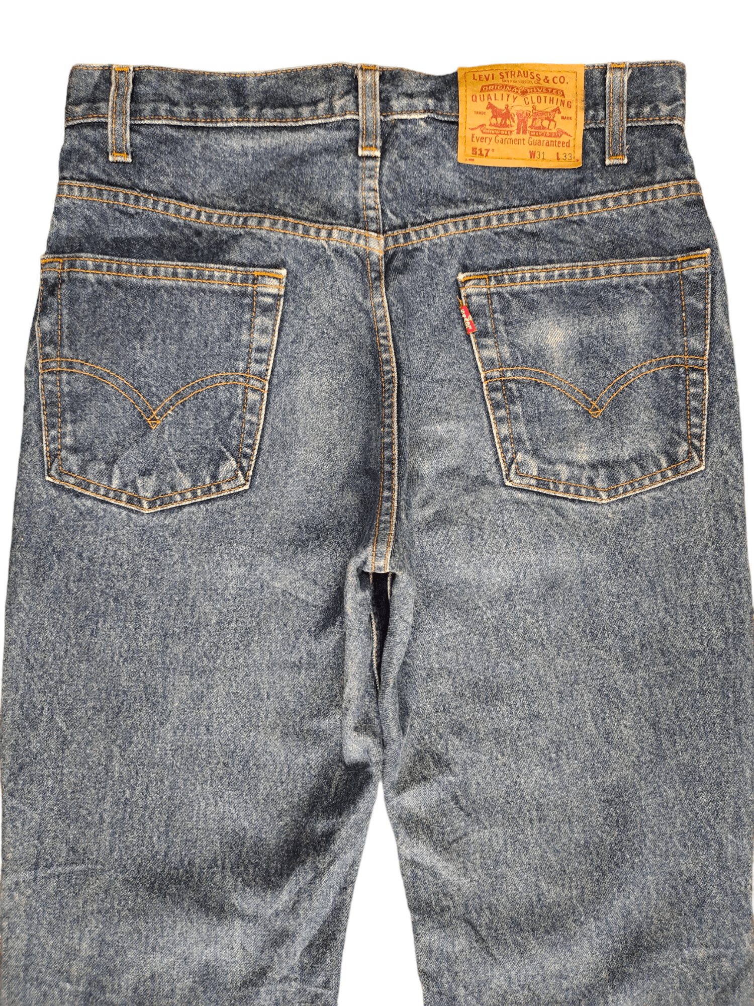 Levi's Vintage Clothing Flare Jeans Levis 517 Boot Cut Jeans Vintage Size US 31 - 4 Thumbnail