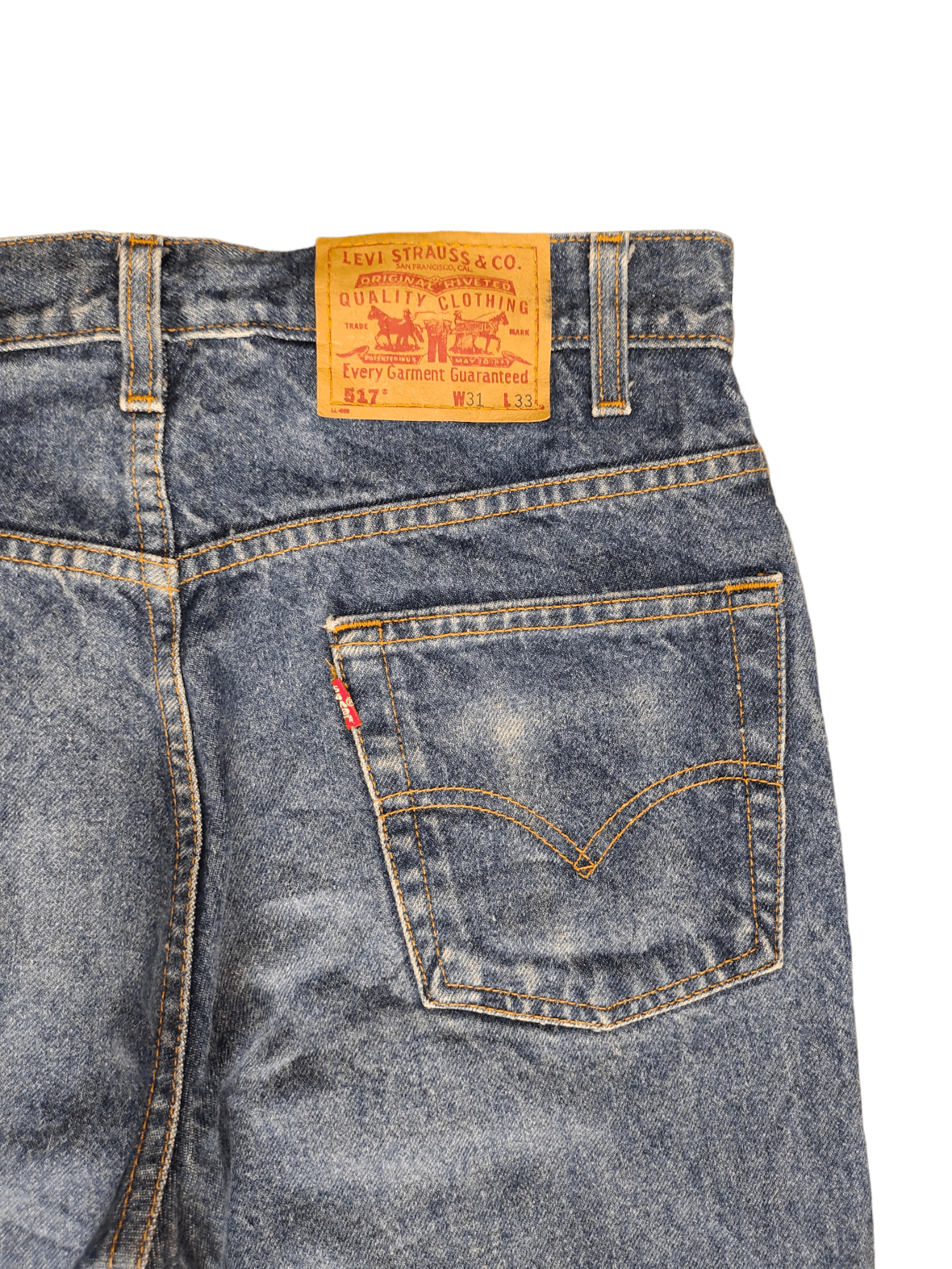 Levi's Vintage Clothing Flare Jeans Levis 517 Boot Cut Jeans Vintage Size US 31 - 5 Thumbnail