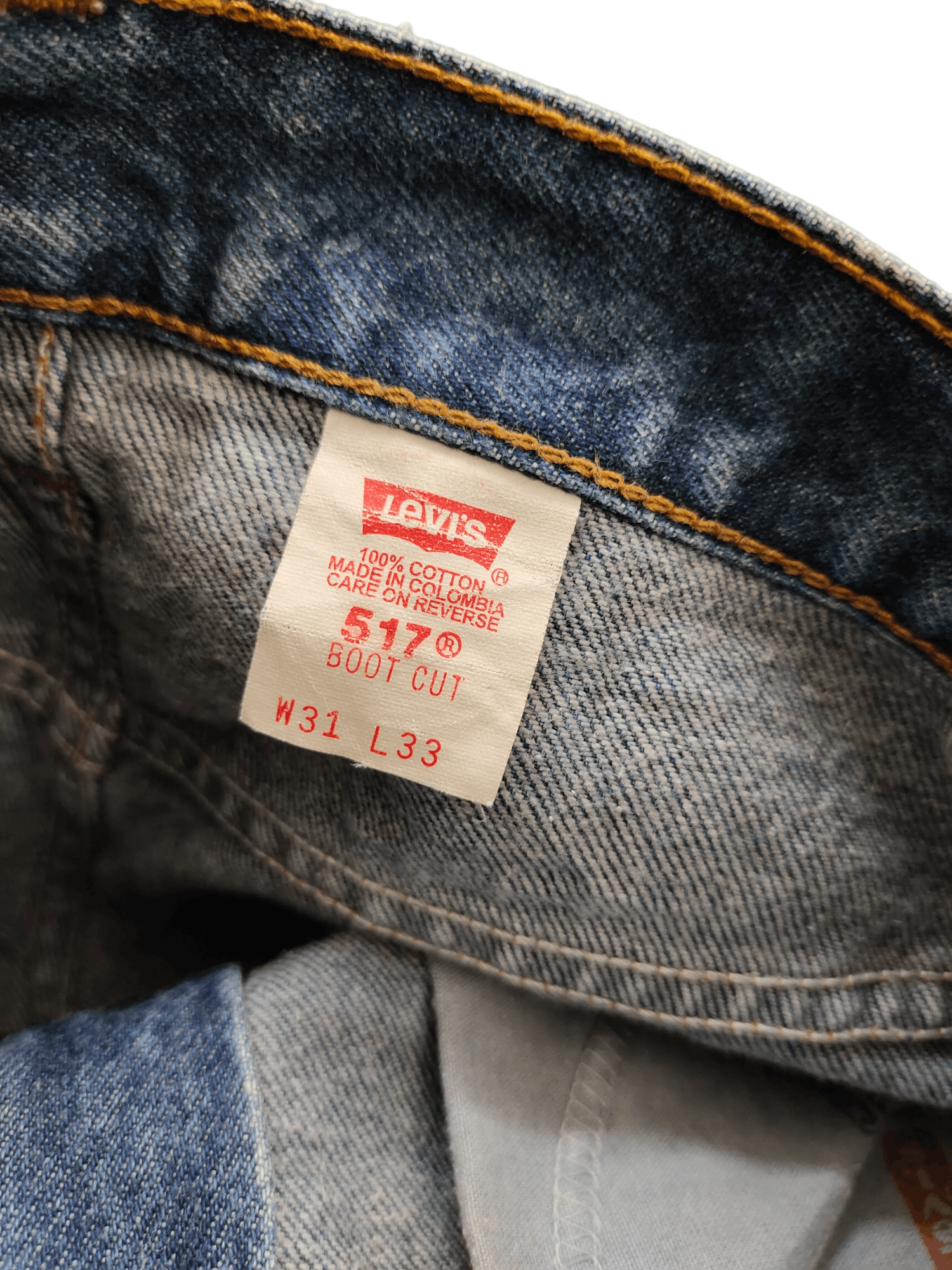 Levi's Vintage Clothing Flare Jeans Levis 517 Boot Cut Jeans Vintage Size US 31 - 18 Thumbnail