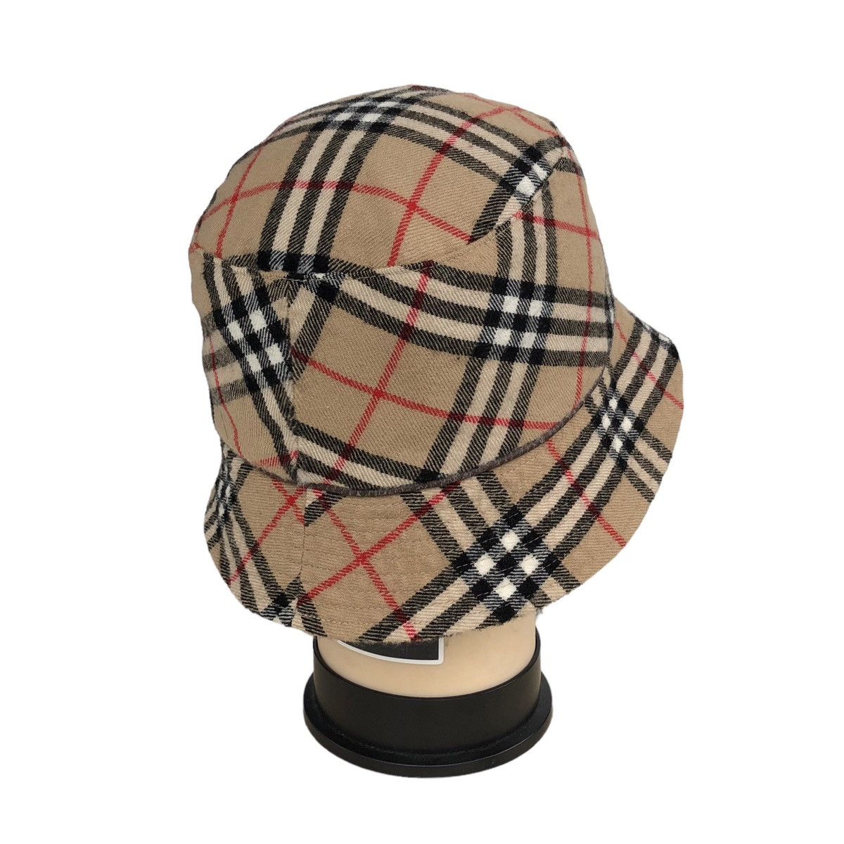 Burberry Burberry Blue Label Novacheck Cashmere Bucket Hat Size ONE SIZE - 7 Thumbnail