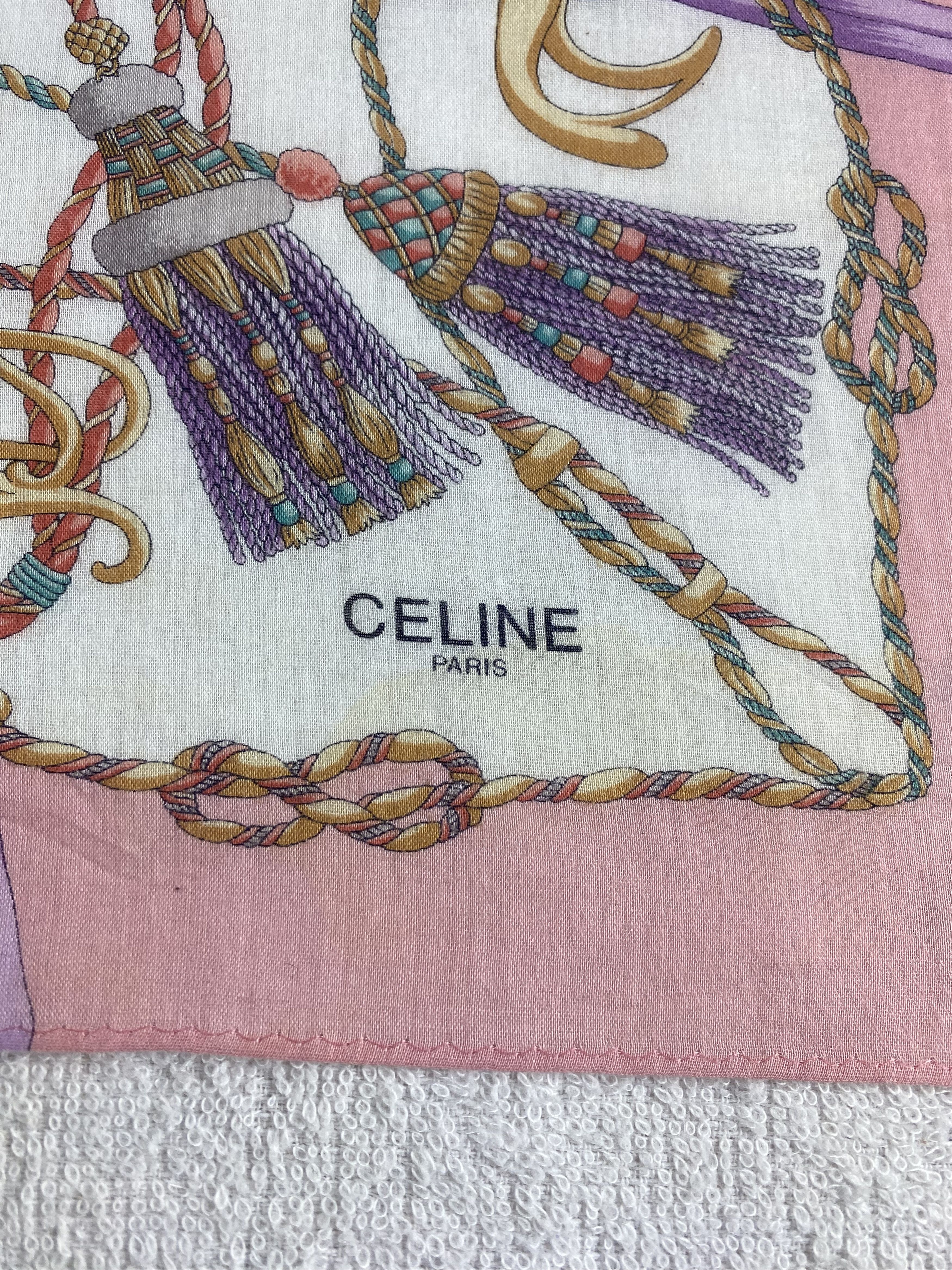 Celine Celine Handkerchief / Bandana / Neckerchief C142 Size ONE SIZE - 5 Thumbnail