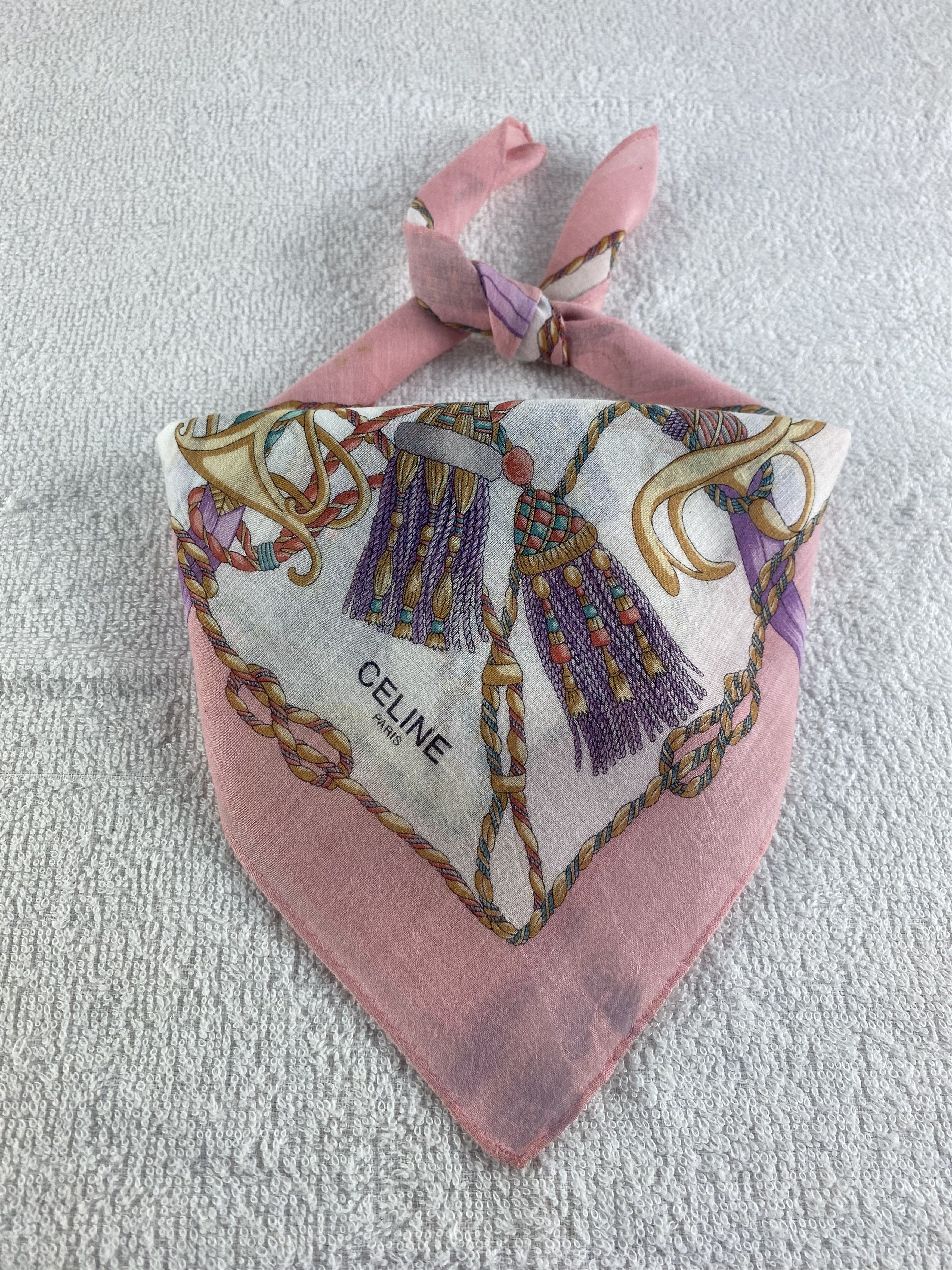 Celine Celine Handkerchief / Bandana / Neckerchief C142 Size ONE SIZE - 1 Thumbnail