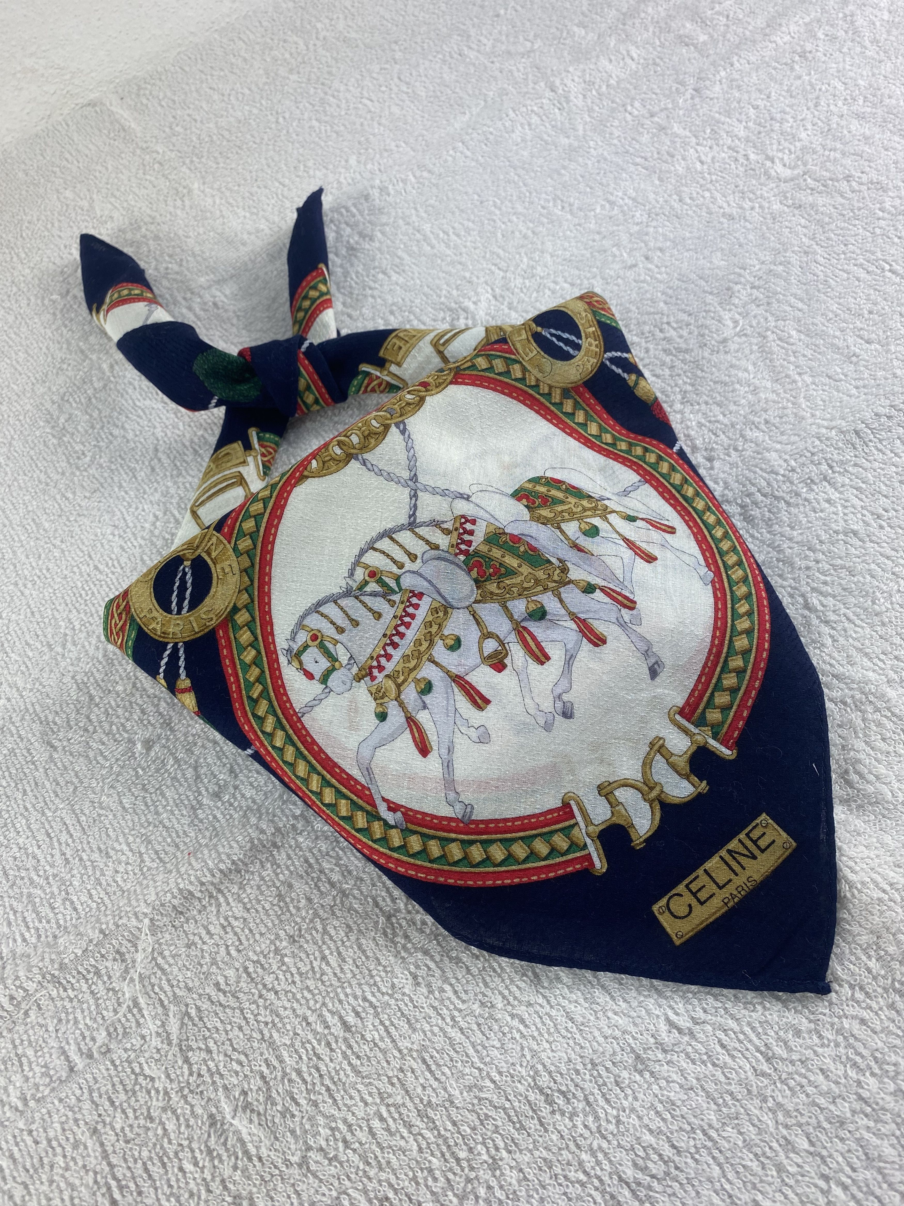 Celine Celine Handkerchief / Bandana / Neckerchief C169 Size ONE SIZE - 2 Thumbnail