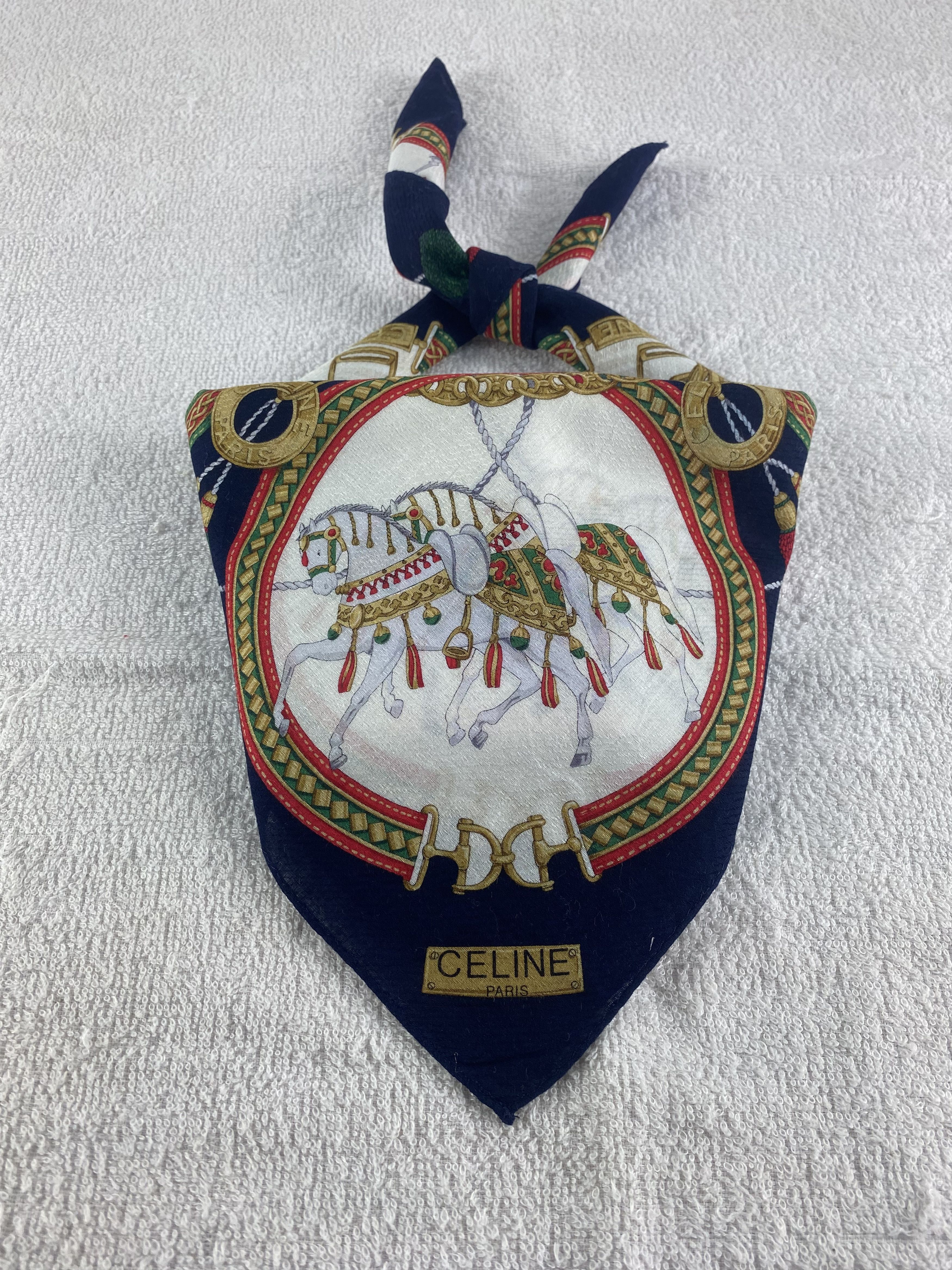 Celine Celine Handkerchief / Bandana / Neckerchief C169 Size ONE SIZE - 1 Thumbnail