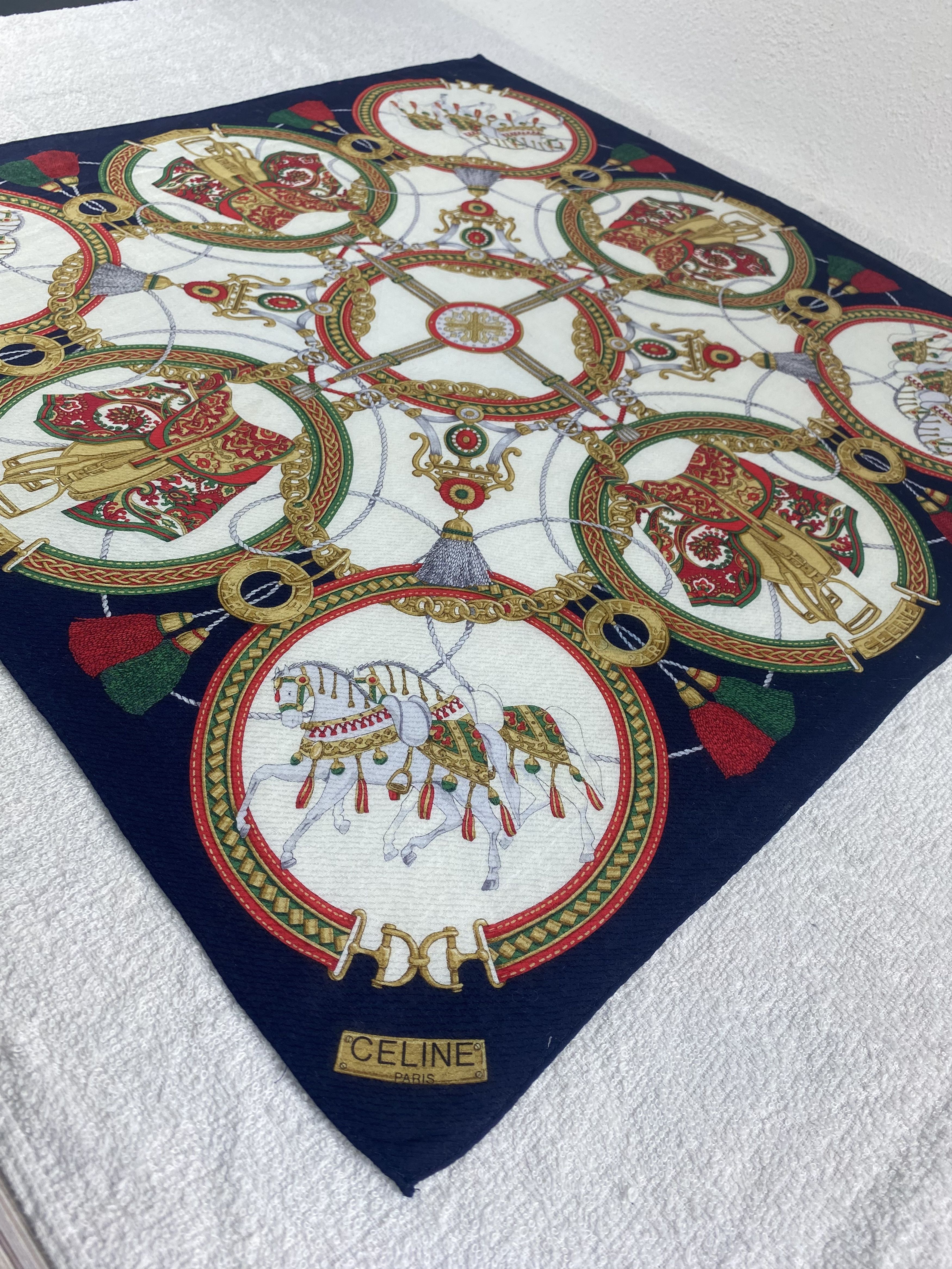 Celine Celine Handkerchief / Bandana / Neckerchief C169 Size ONE SIZE - 4 Thumbnail