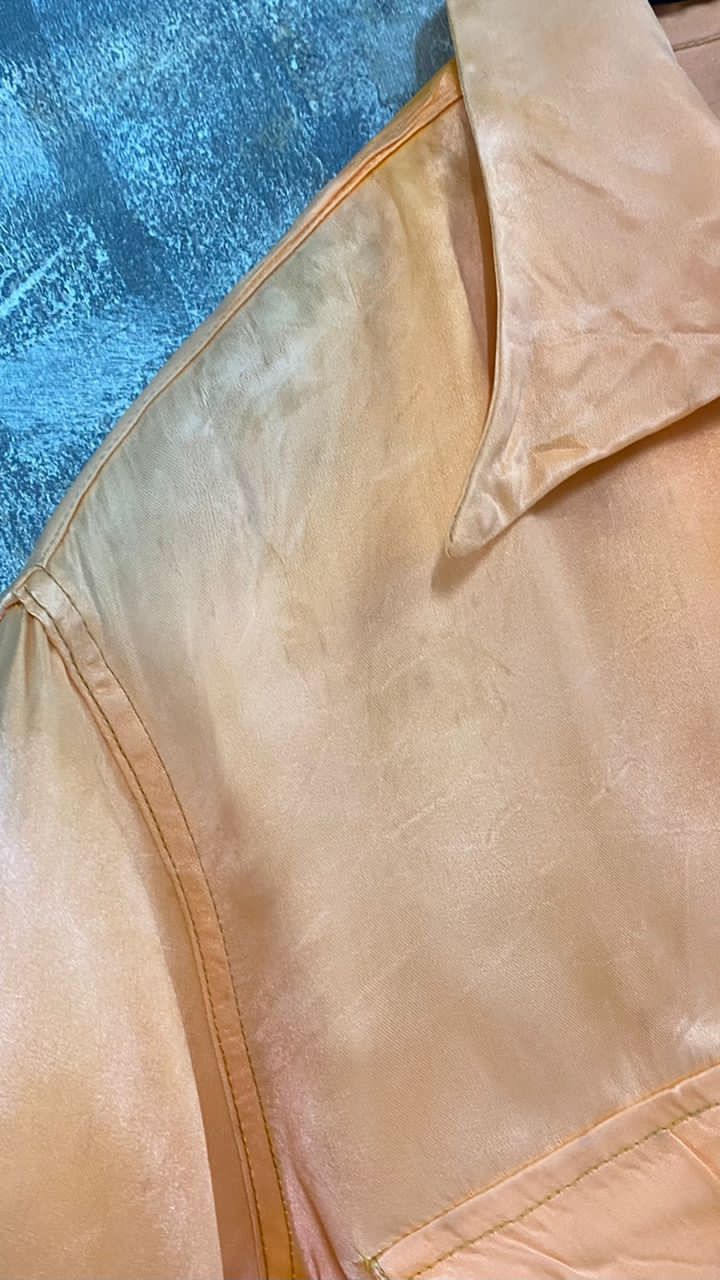 Levi's Vintage 1940s Levis Satin Western distressed Shirt Size US S / EU 44-46 / 1 - 3 Thumbnail