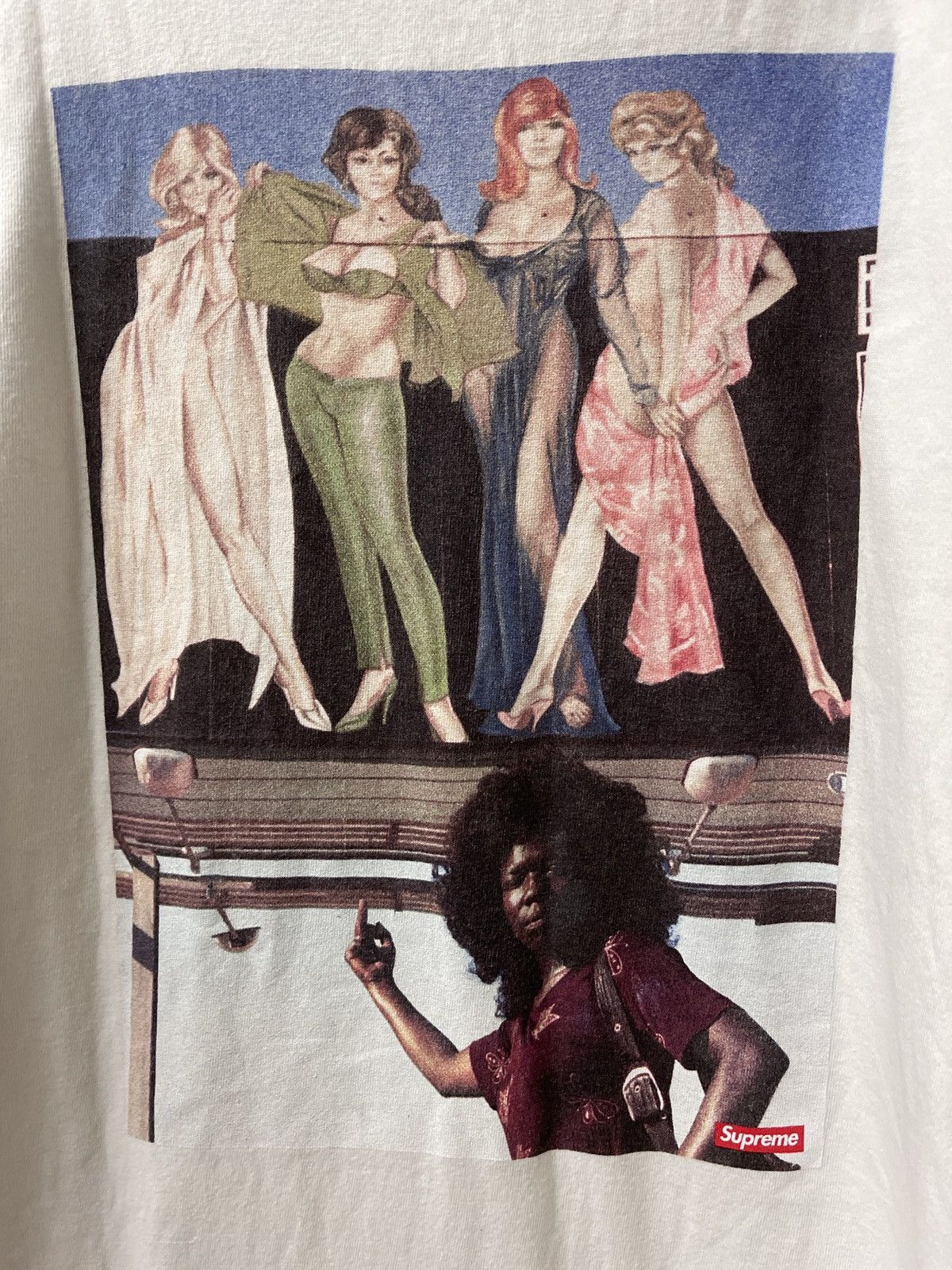 Supreme SUPREME FW19 AMERICAN PICTURE T-SHIRT ‘WHITE’ VERY RARE Size US L / EU 52-54 / 3 - 6 Thumbnail