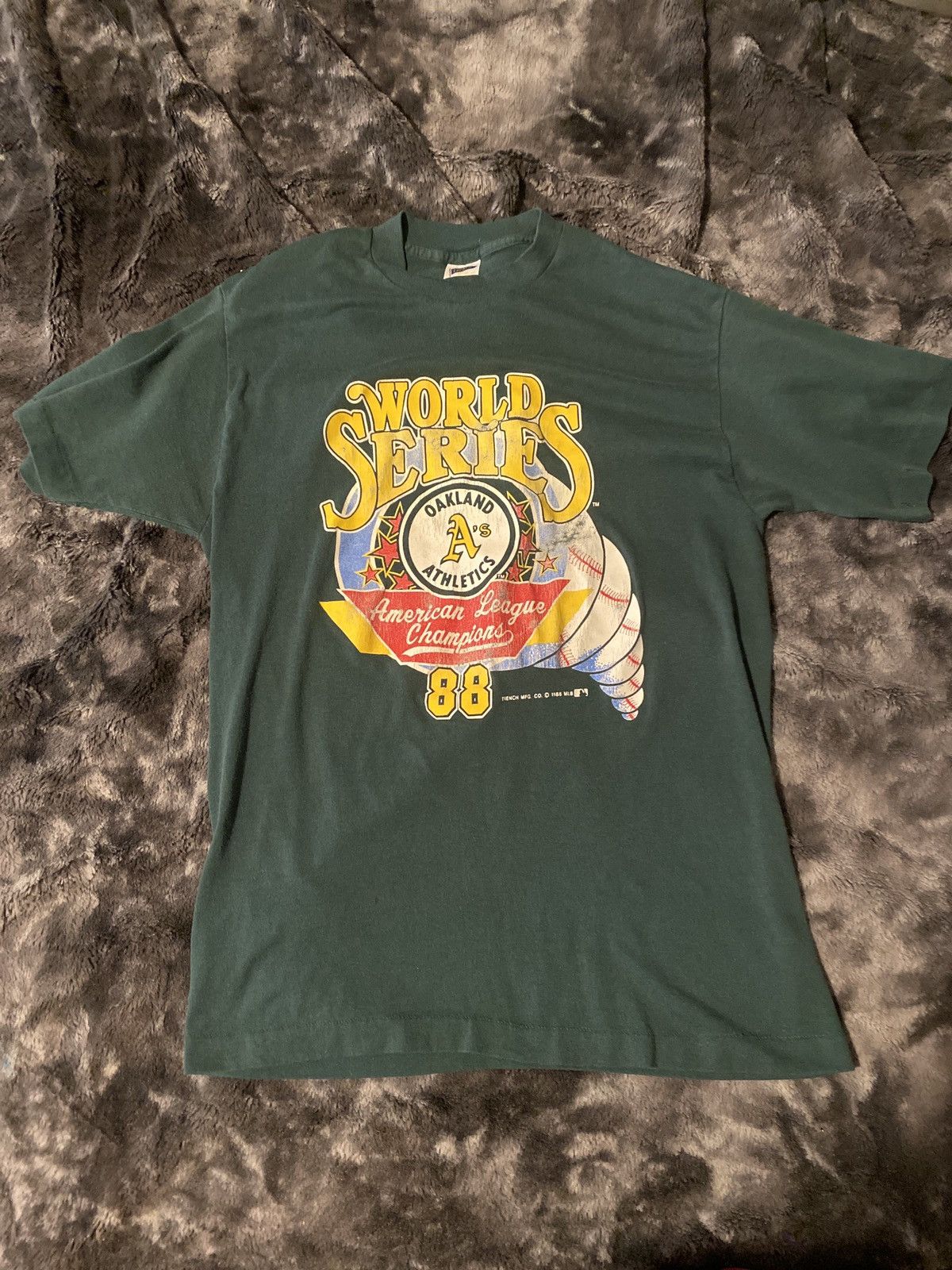 Vintage Rare Vintage 1988 Oakland Athletics World Series Size Small Size US S / EU 44-46 / 1 - 1 Thumbnail