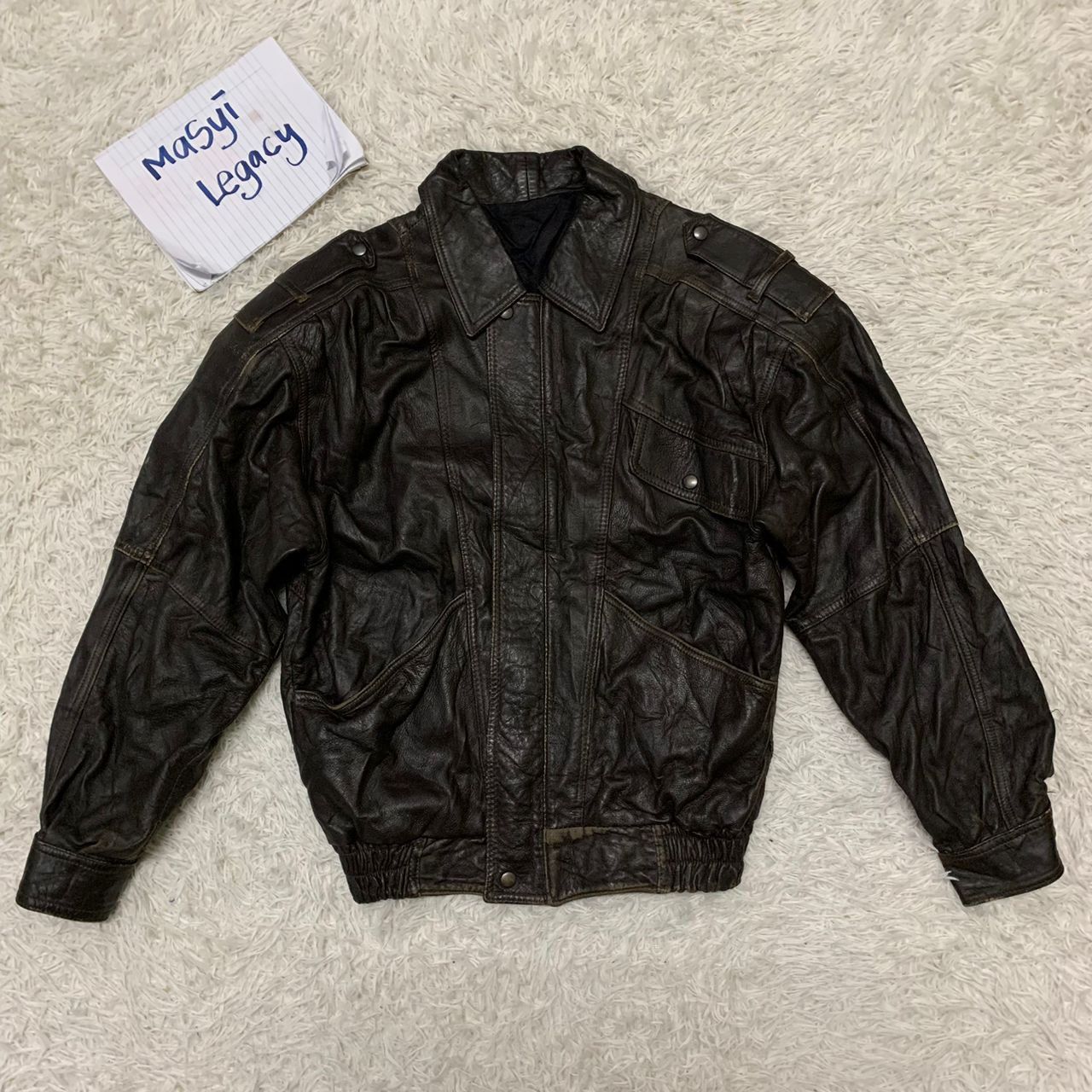 Other Lezard made in Italy leather jacket Size US S / EU 44-46 / 1 - 1 Thumbnail