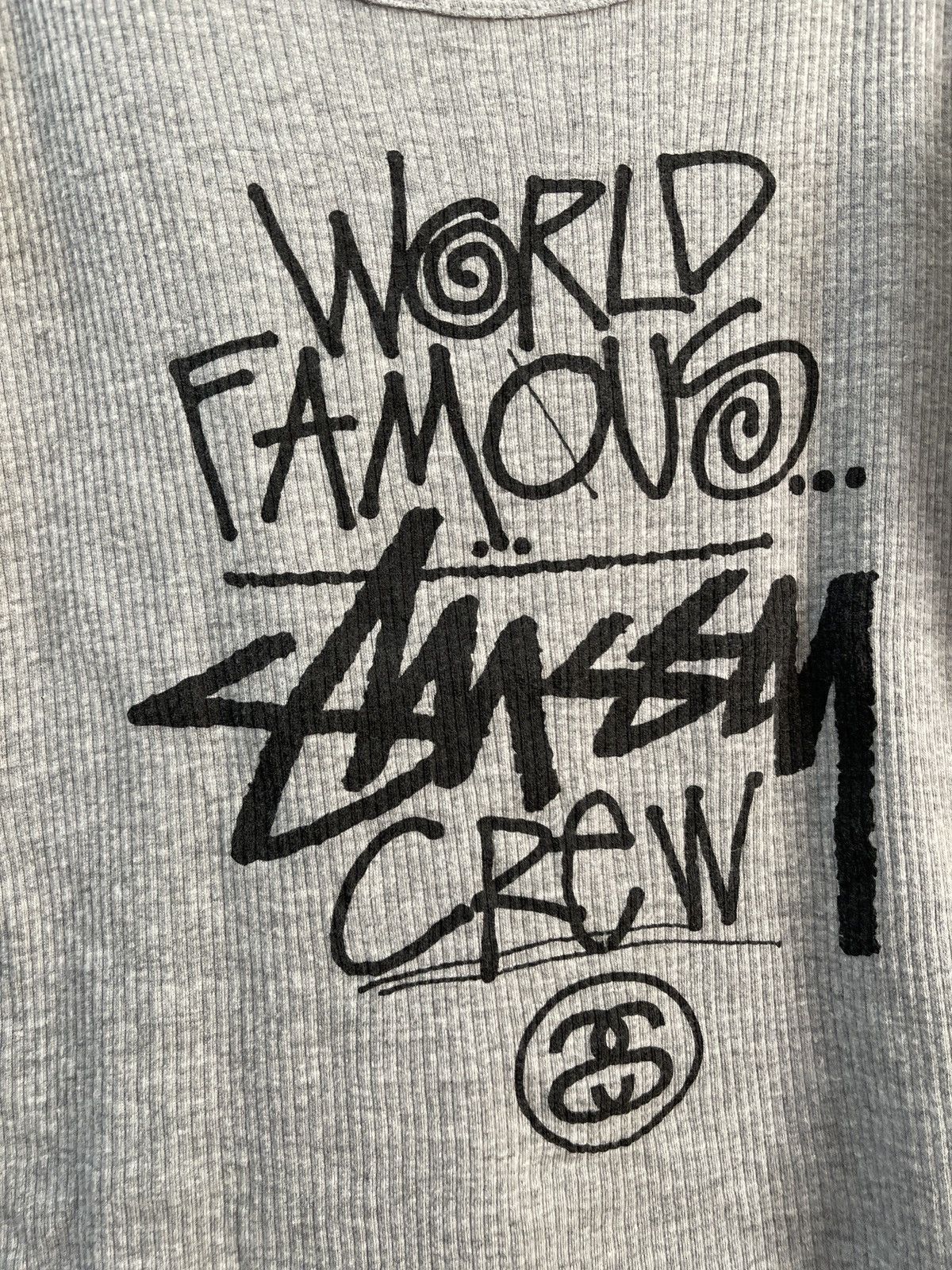 Stussy VINTAGE TANK TOPS STUSSY TOUR TEE VERY RARE Size US M / EU 48-50 / 2 - 7 Thumbnail