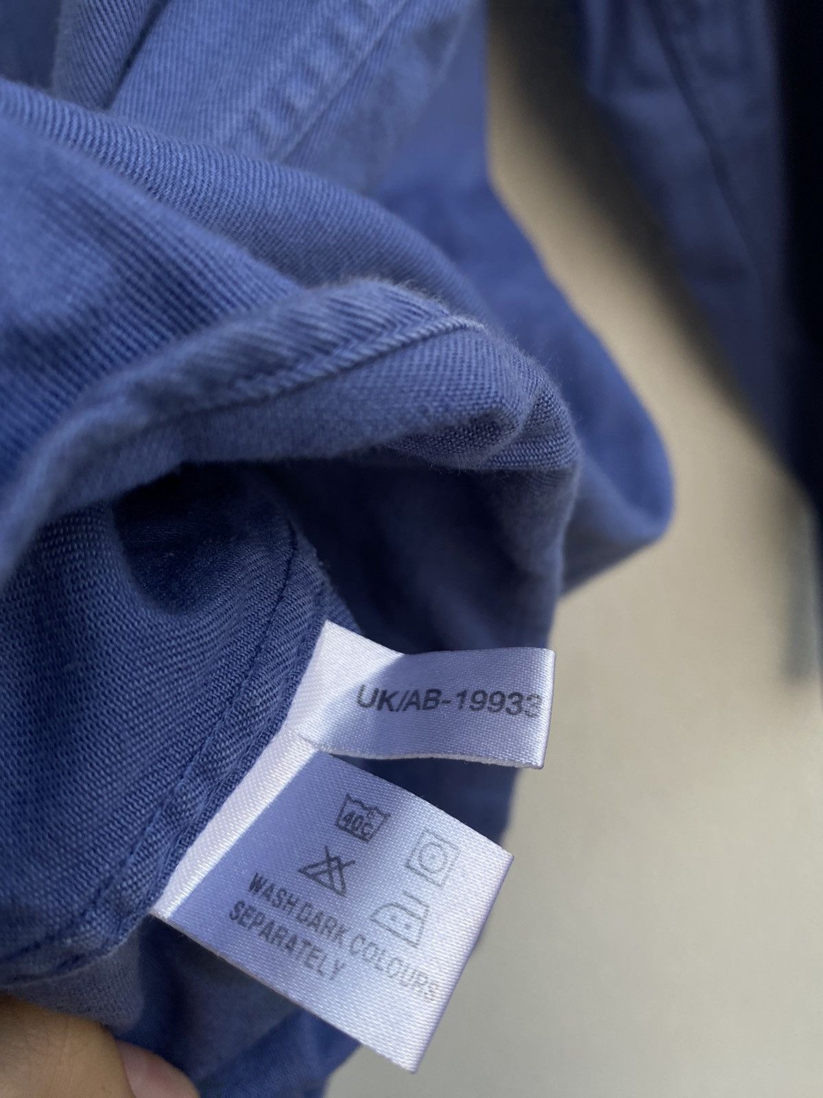 Yves Saint Laurent Cotton YSL Shirt Heavy Blue 1of1 Yves Saint Laurent Shirt Size US L / EU 52-54 / 3 - 9 Thumbnail