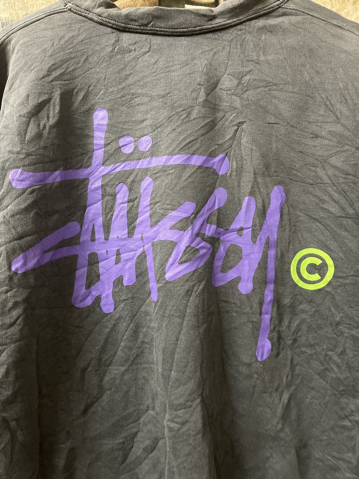 Stussy × Vintage 🔥HOT🔥VINTAGE STUSSY FADED SIGNATURE SWEATSHIRTS VERY RARE Size US L / EU 52-54 / 3 - 2 Thumbnail