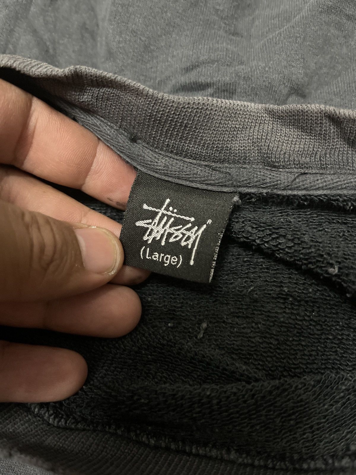 Stussy × Vintage 🔥HOT🔥VINTAGE STUSSY FADED SIGNATURE SWEATSHIRTS VERY RARE Size US L / EU 52-54 / 3 - 7 Thumbnail