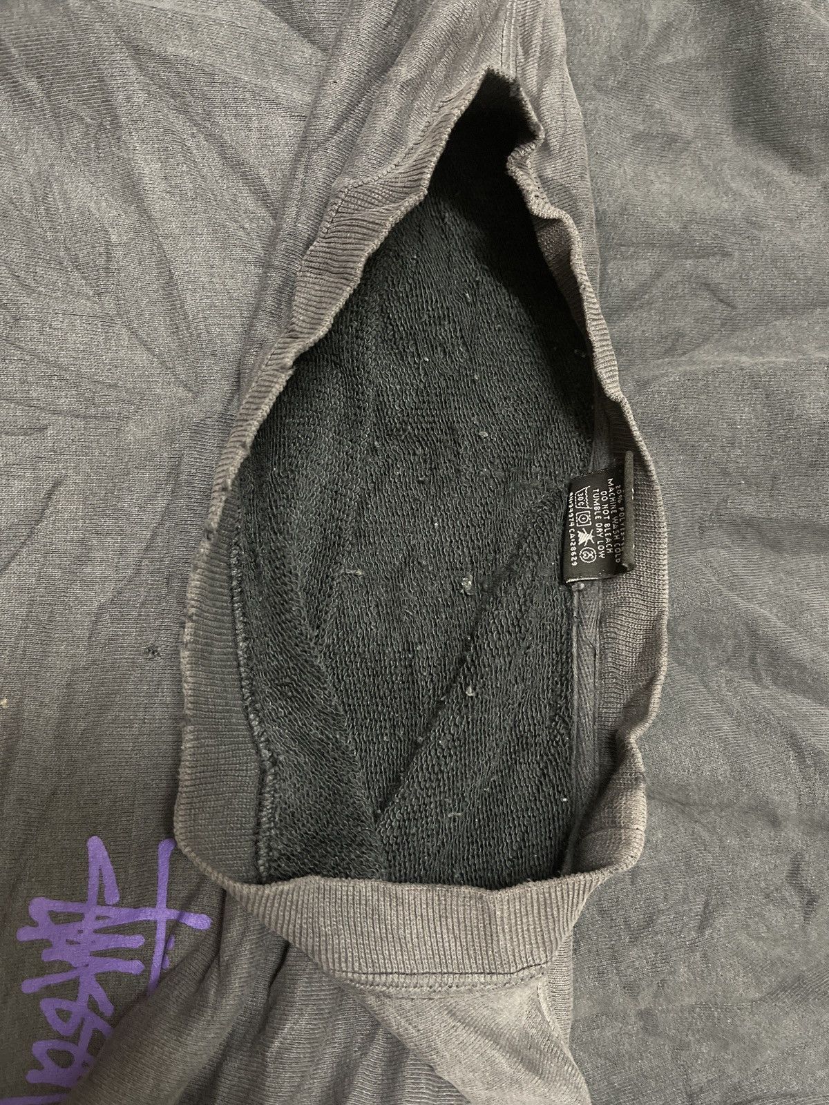 Stussy × Vintage 🔥HOT🔥VINTAGE STUSSY FADED SIGNATURE SWEATSHIRTS VERY RARE Size US L / EU 52-54 / 3 - 6 Thumbnail
