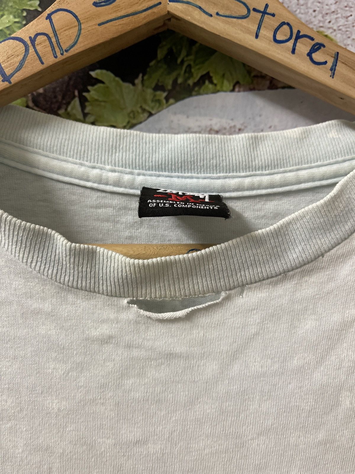 Stussy × Vintage VINTAGE STUSSY PEACE AND PROSPERITY TEE VERY RARE Size US M / EU 48-50 / 2 - 9 Thumbnail