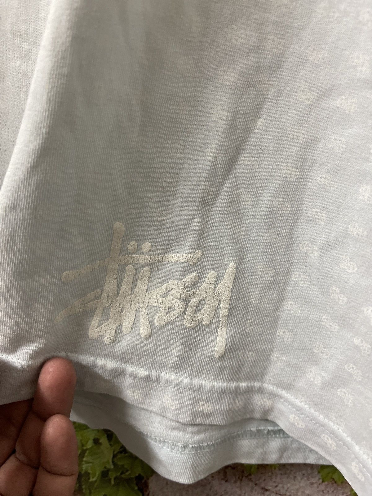 Stussy × Vintage VINTAGE STUSSY PEACE AND PROSPERITY TEE VERY RARE Size US M / EU 48-50 / 2 - 6 Thumbnail