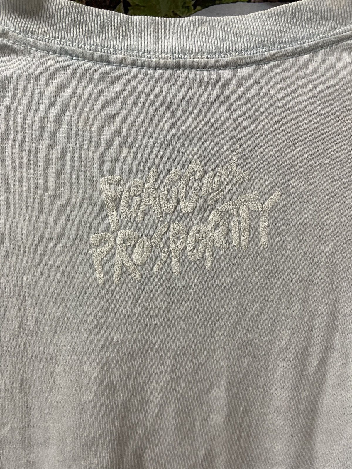 Stussy × Vintage VINTAGE STUSSY PEACE AND PROSPERITY TEE VERY RARE Size US M / EU 48-50 / 2 - 4 Thumbnail