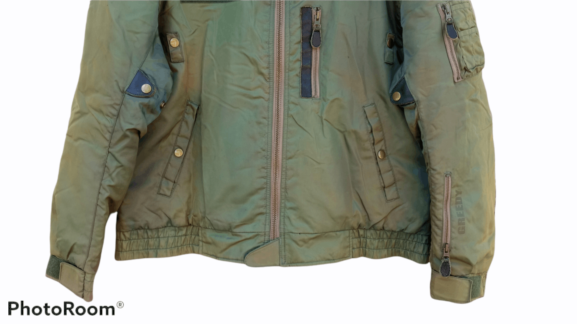 Greedy Genius × Japanese Brand × Vintage 🔥🔥Vintage Style Greedy USAF Inspired Bomber Jacket Size US L / EU 52-54 / 3 - 13 Thumbnail