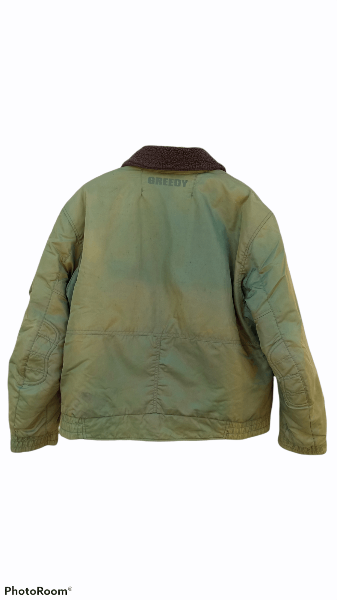Greedy Genius × Japanese Brand × Vintage 🔥🔥Vintage Style Greedy USAF Inspired Bomber Jacket Size US L / EU 52-54 / 3 - 18 Thumbnail