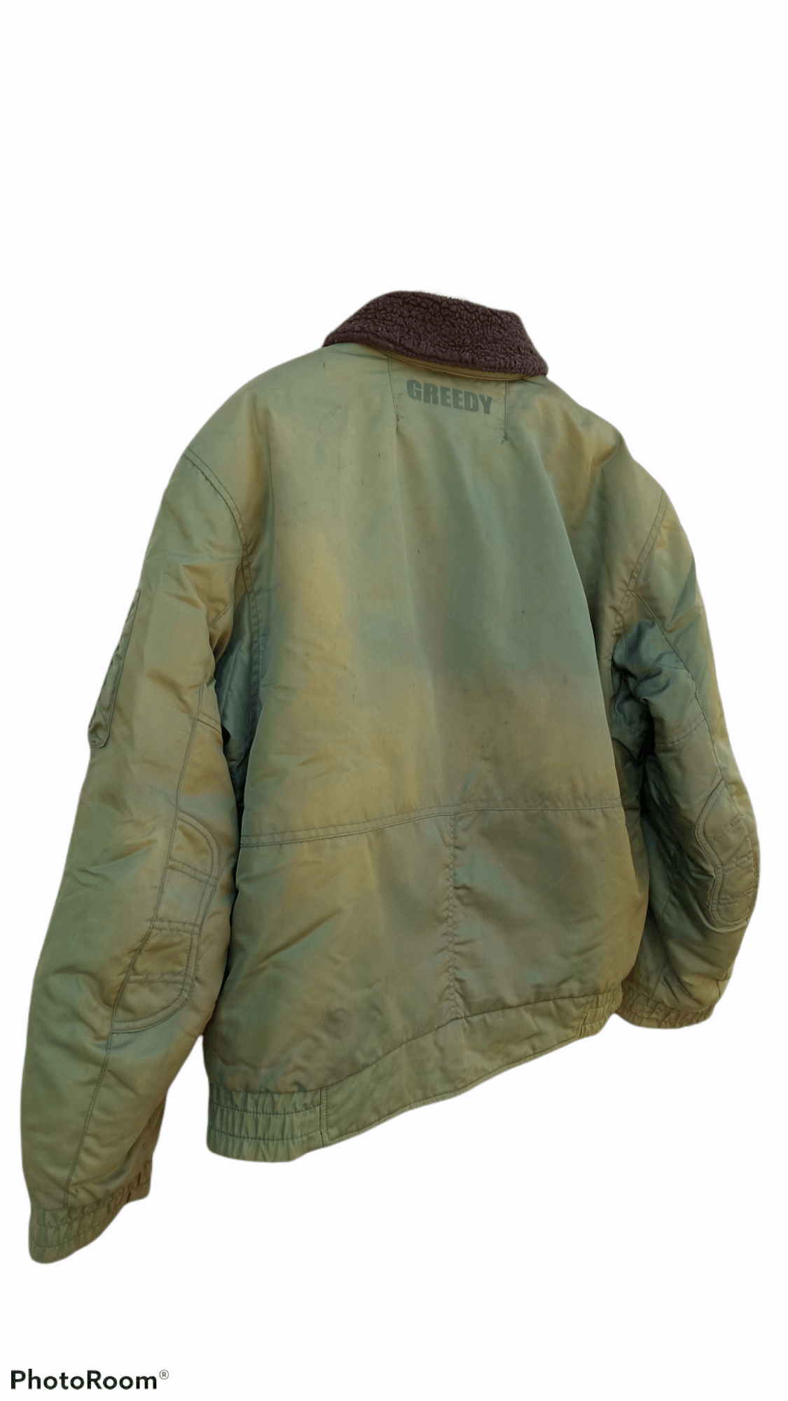 Greedy Genius × Japanese Brand × Vintage 🔥🔥Vintage Style Greedy USAF Inspired Bomber Jacket Size US L / EU 52-54 / 3 - 19 Thumbnail
