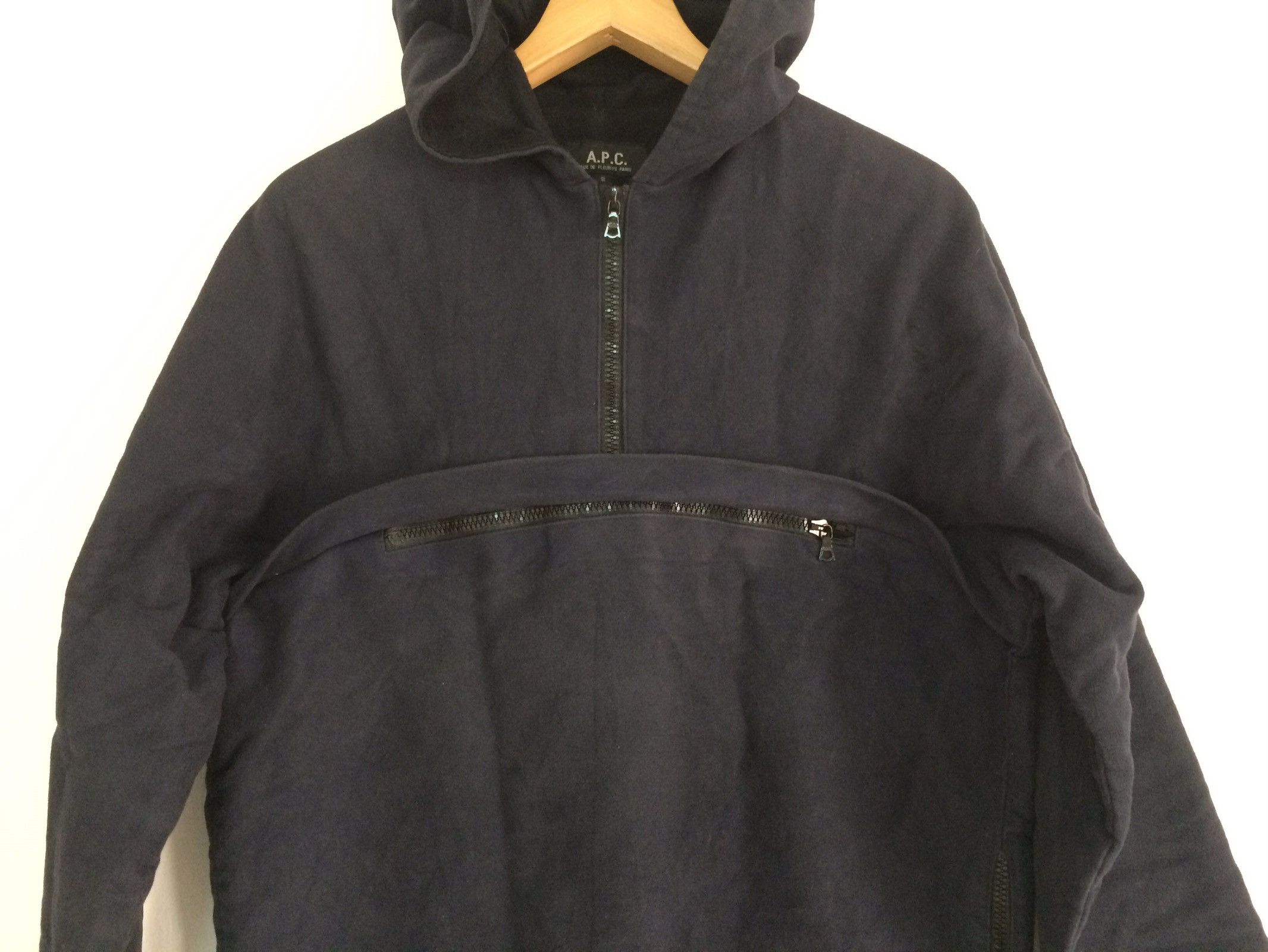 A.P.C. 🔥🔥APC Half Zipper Pull Over Hoodie Jacket Size US L / EU 52-54 / 3 - 4 Thumbnail